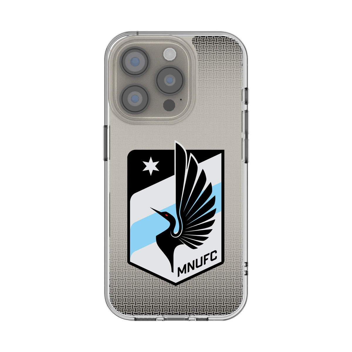 Minnesota United FC Linen Clear Phone Case for Apple iPhone 1