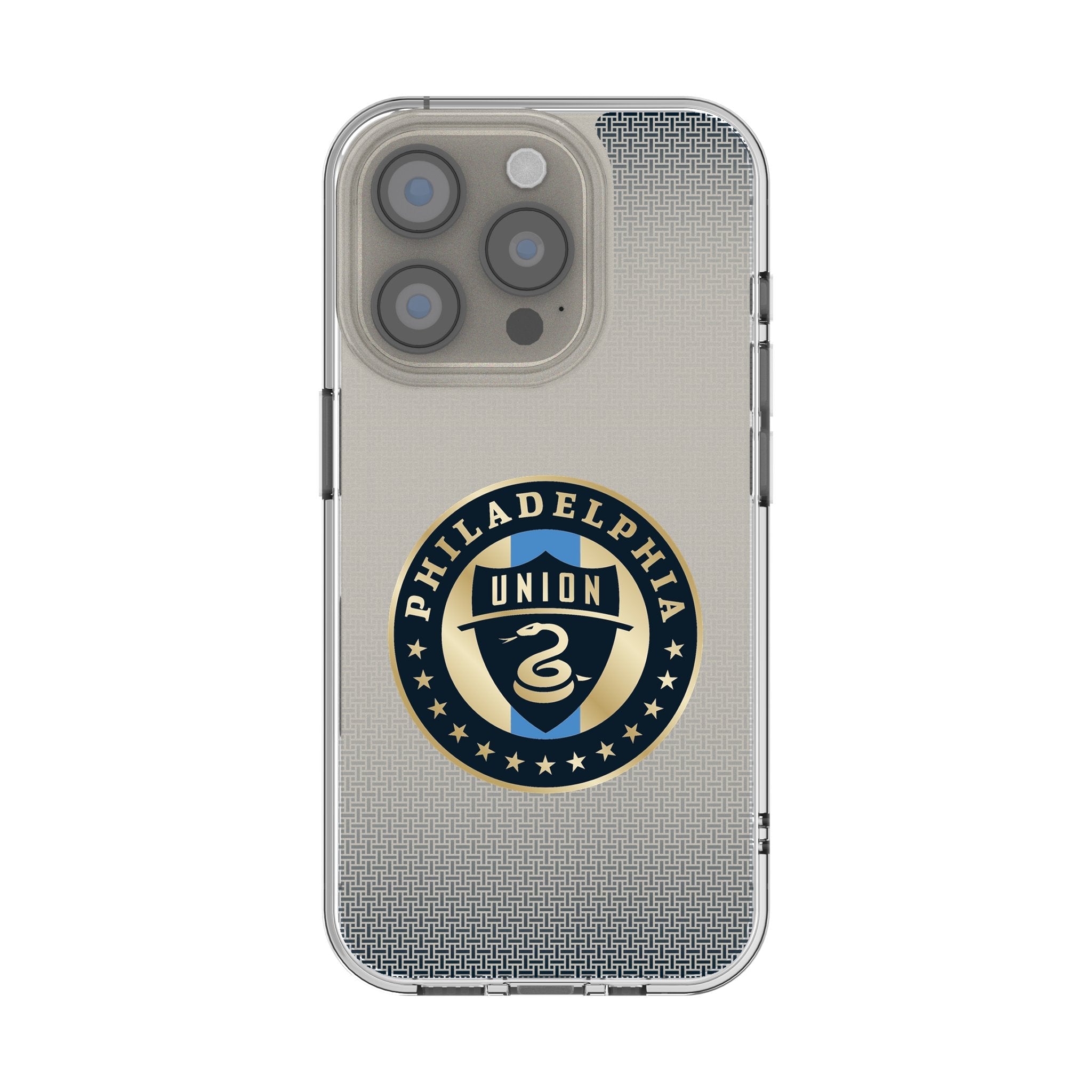 Philadelphia Union Linen Clear Phone Case for Apple iPhone 1