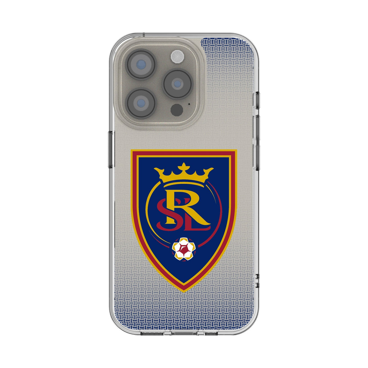 Real Salt Lake Linen Clear Phone Case for Apple iPhone