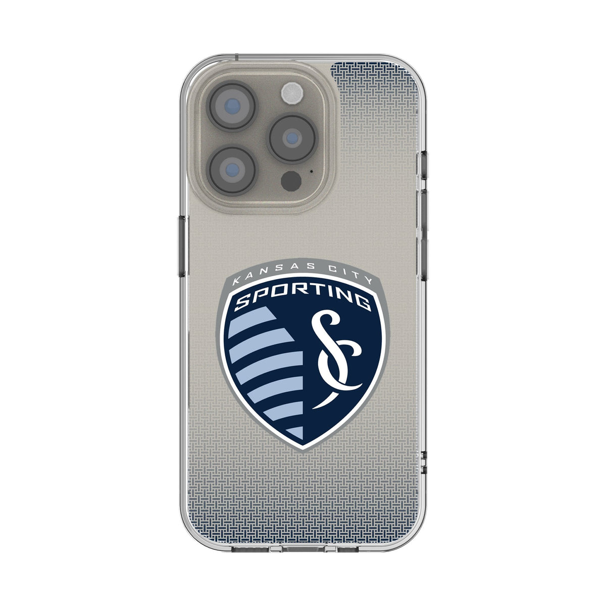 Sporting Kansas City Linen Clear Phone Case for Apple iPhone