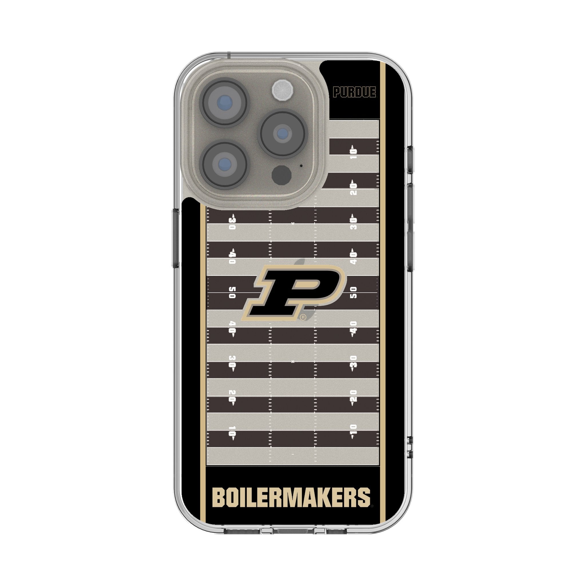 Purdue University Boilermakers Field Clear Phone Case for Apple iPhone 1