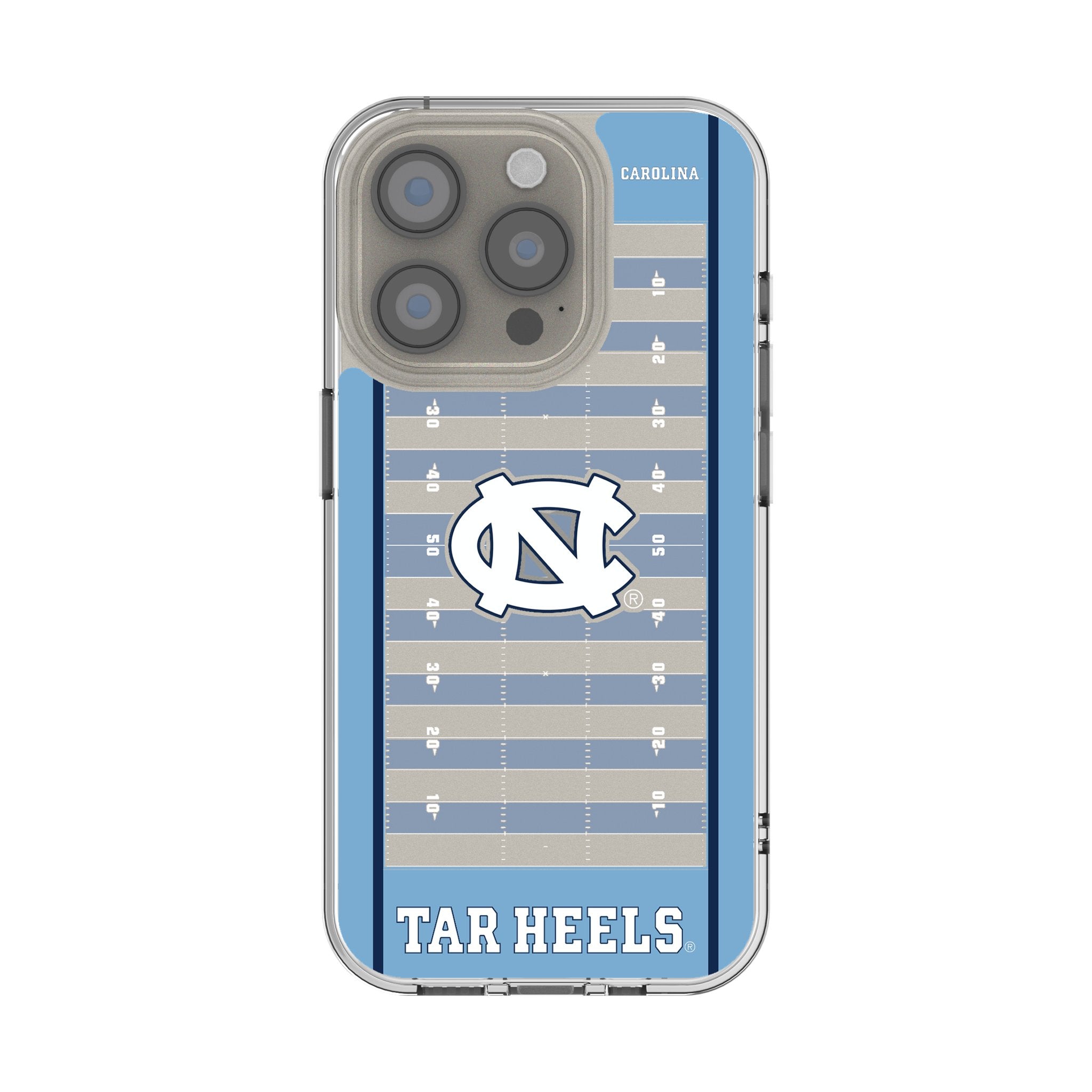 University of North Carolina Tar Heels Field Clear Phone Case for Apple iPhone 1