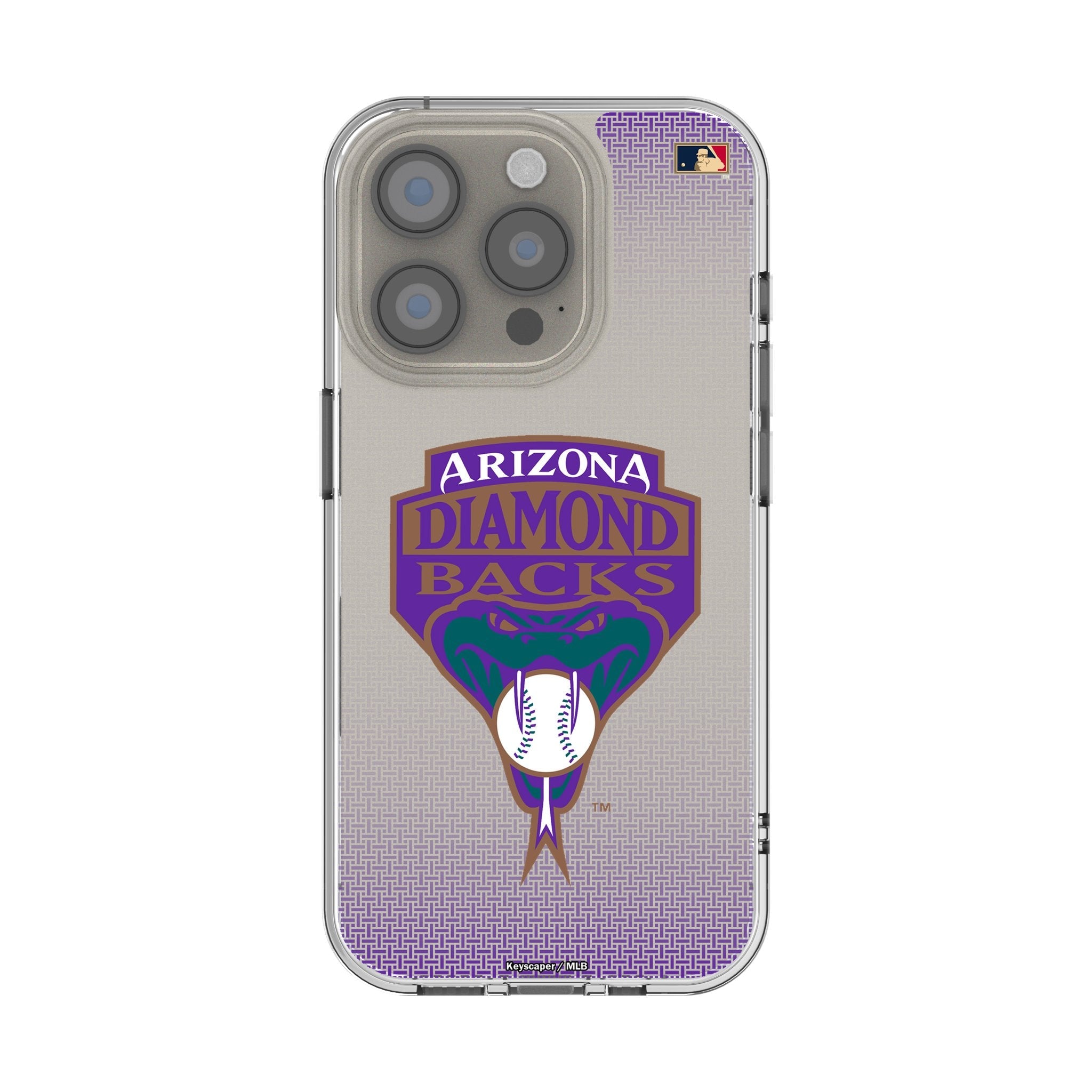 Arizona Diamondbacks 1999-2006 - Cooperstown Collection Linen Clear Phone Case for Apple iPhone