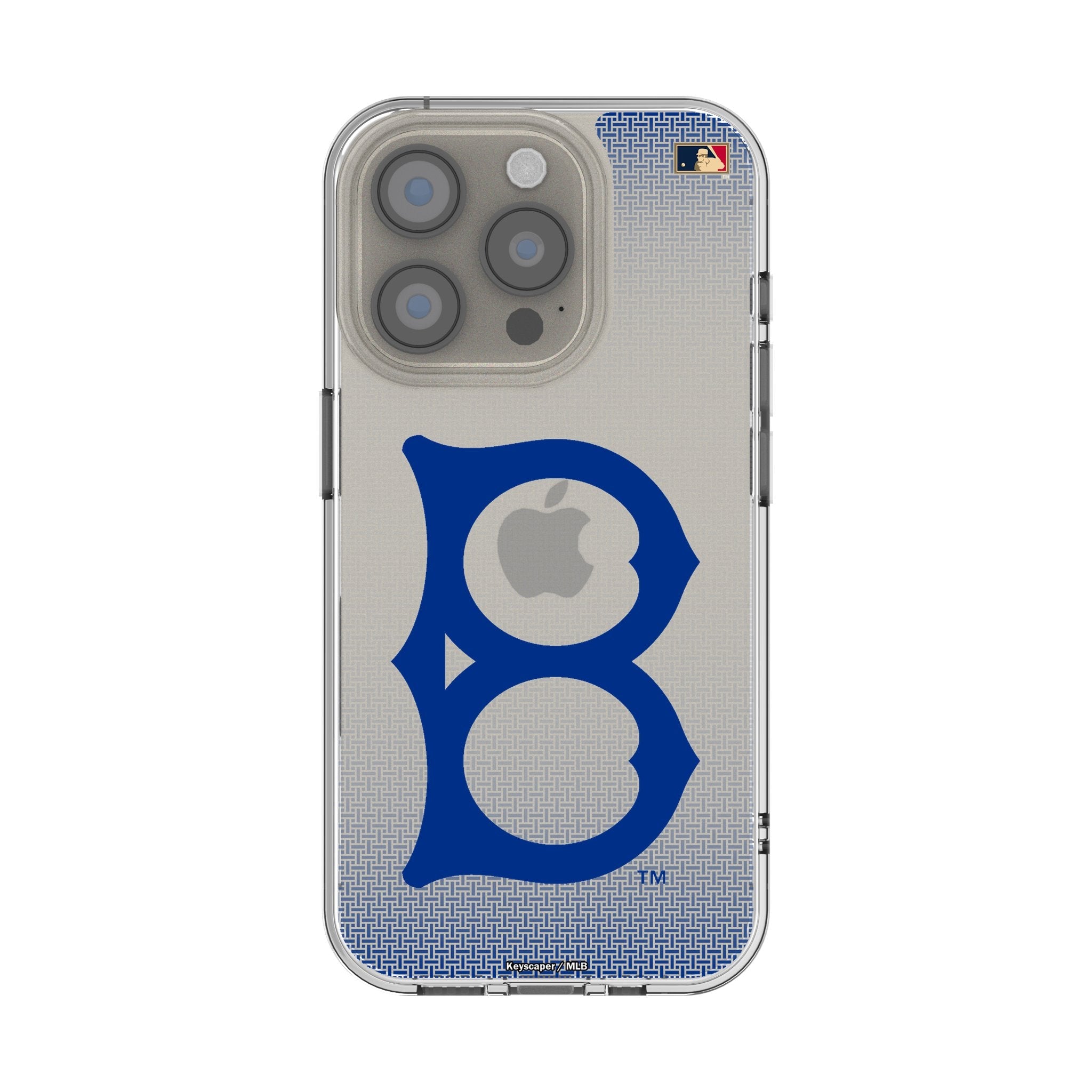 Brooklyn Dodgers 1949-1957 - Cooperstown Collection Linen Clear Phone Case for Apple iPhone 1