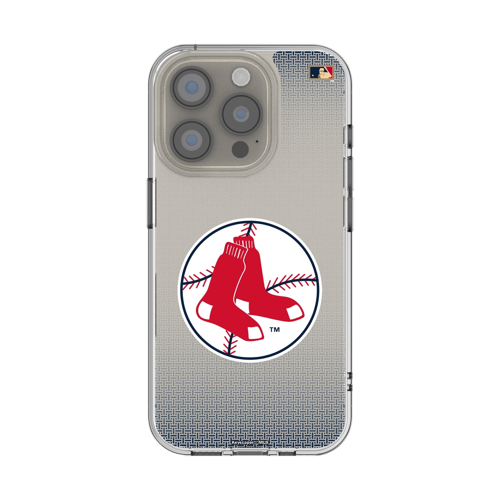Boston Red Sox 1970-1975 - Cooperstown Collection Linen Clear Phone Case for Apple iPhone 1