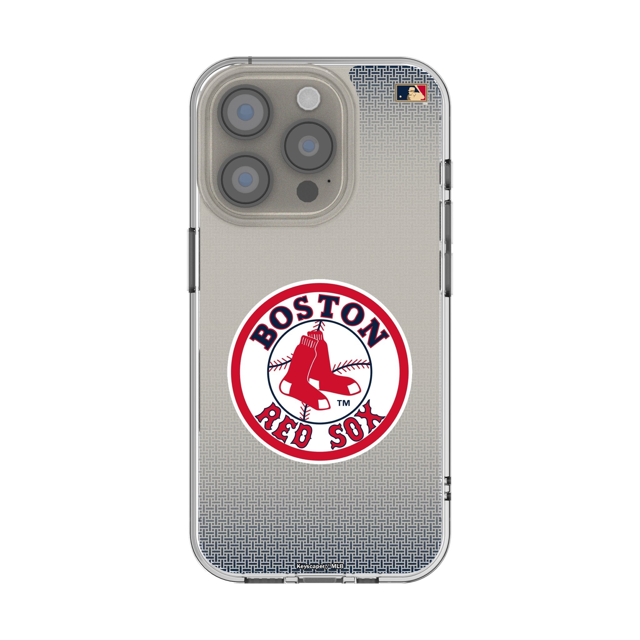 Boston Red Sox 1976-2008 - Cooperstown Collection Linen Clear Phone Case for Apple iPhone 1