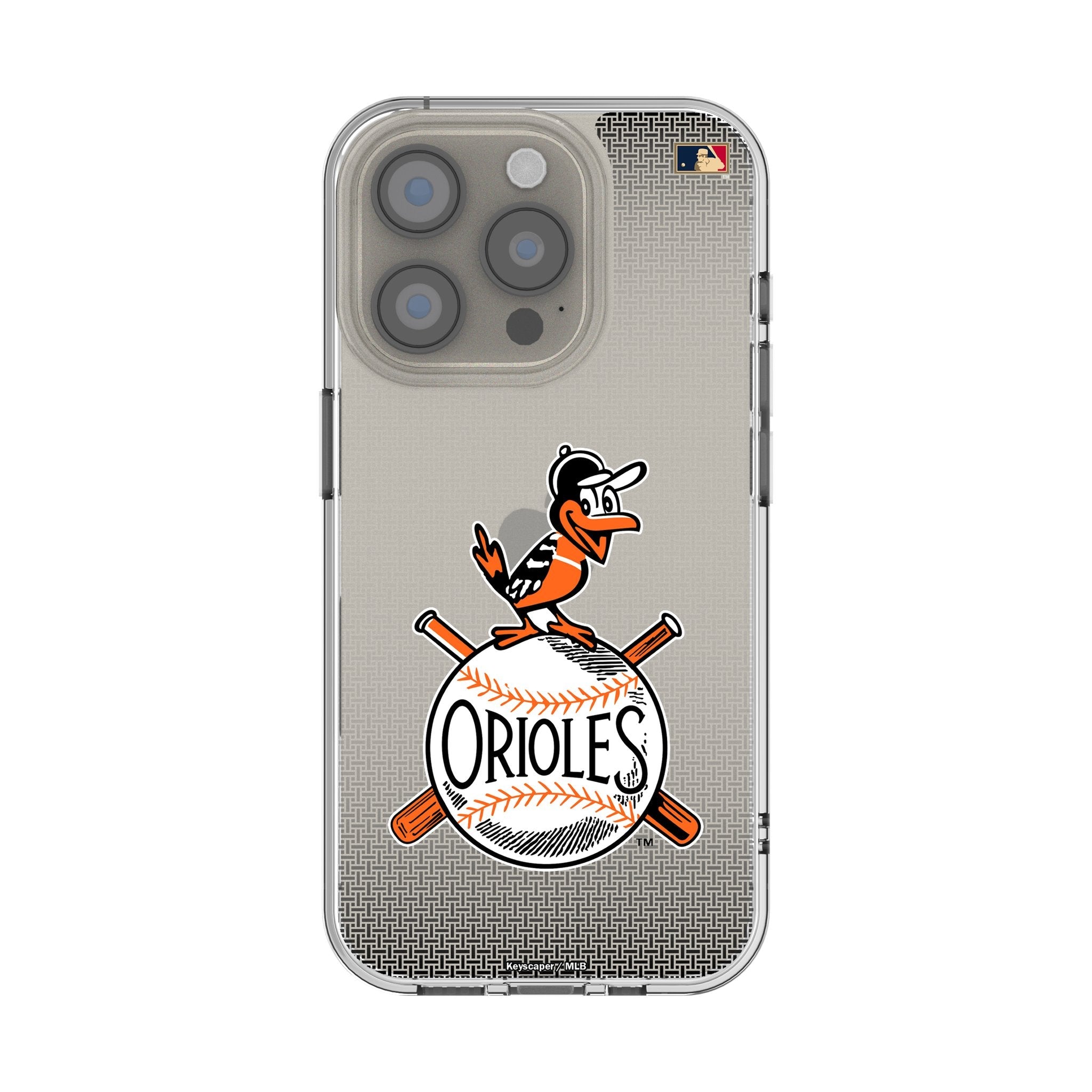 Baltimore Orioles 1954-1963 - Cooperstown Collection Linen Clear Phone Case for Apple iPhone