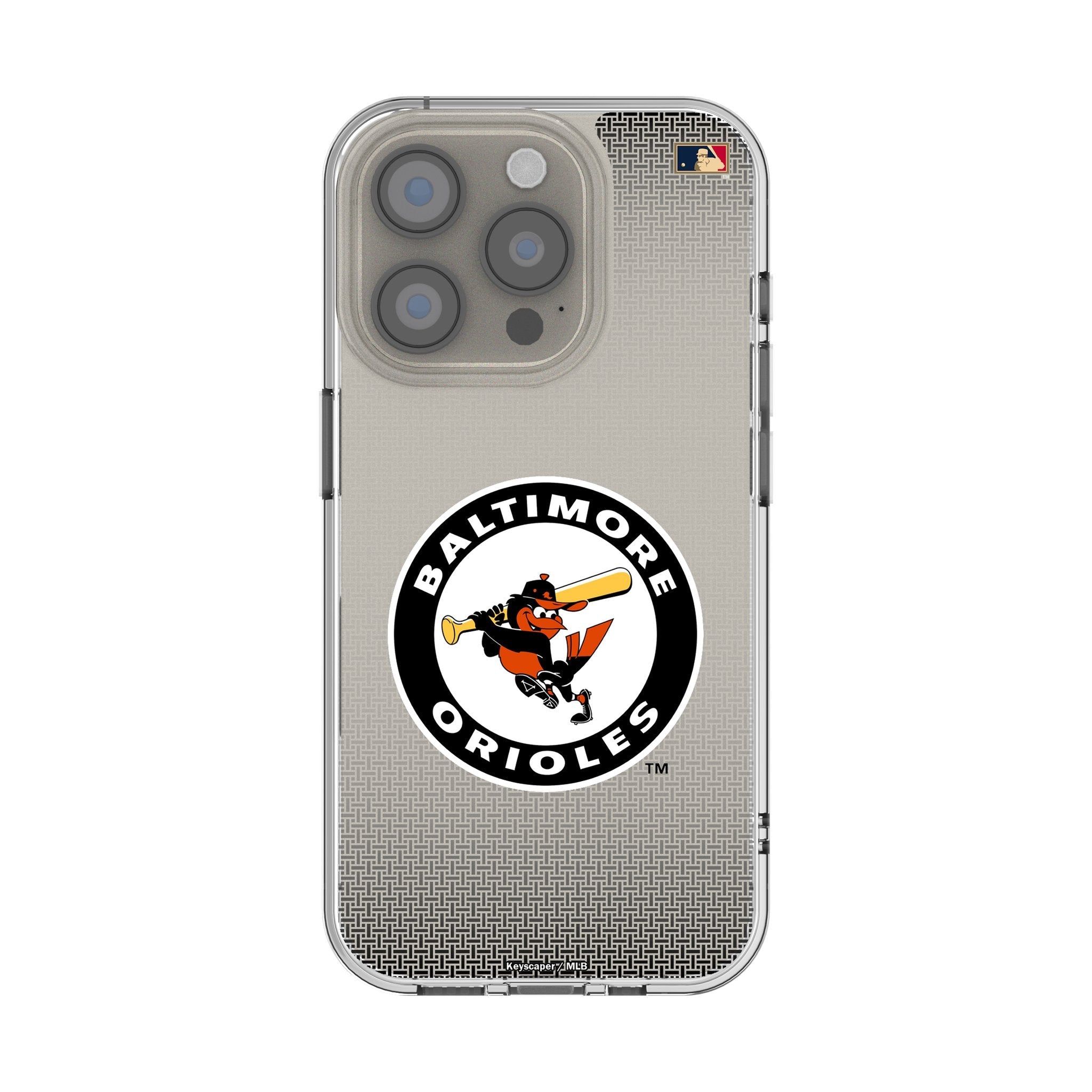 Baltimore Orioles 1966-1969 - Cooperstown Collection Linen Clear Phone Case for Apple iPhone