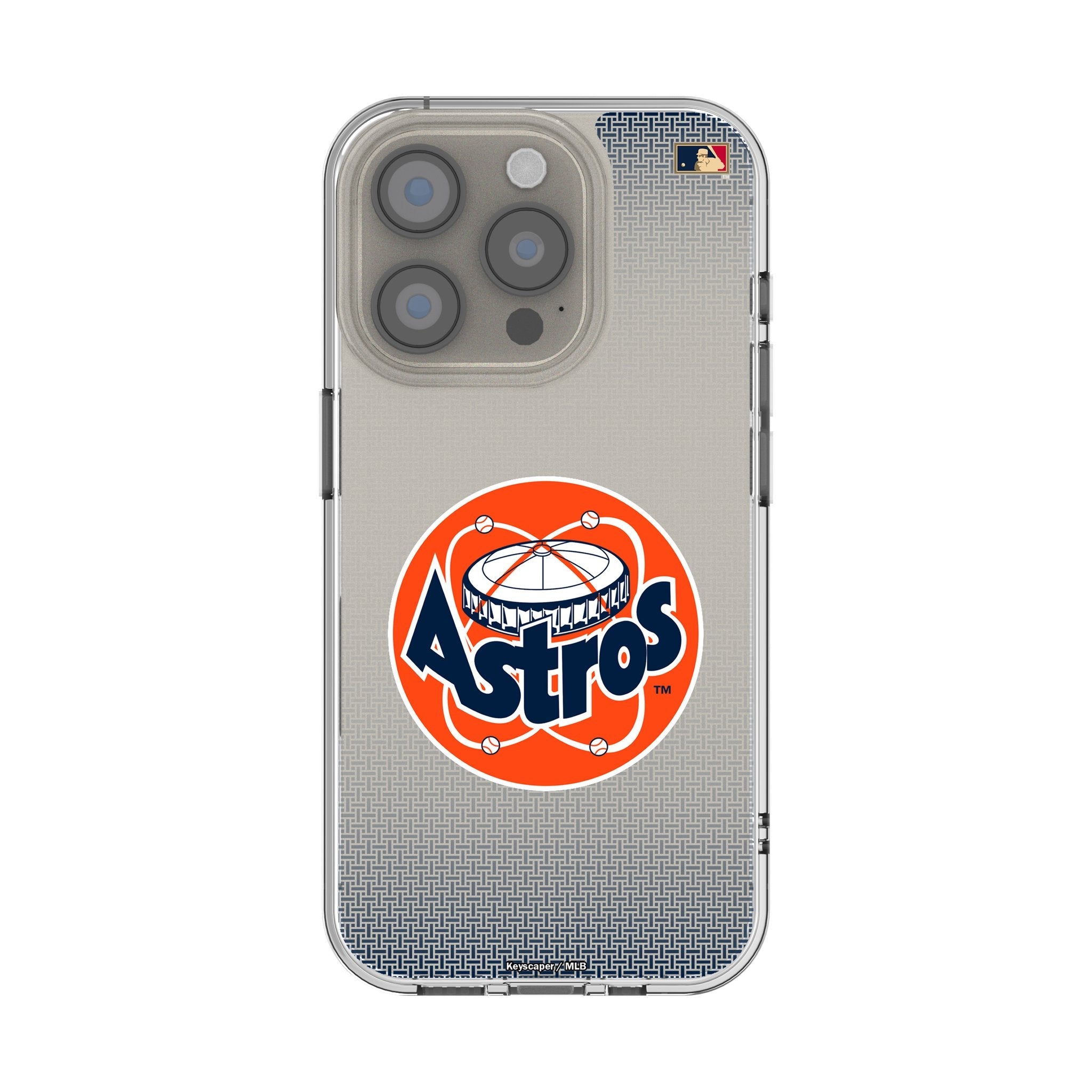 Houston Astros 1977-1993 - Cooperstown Collection Linen Clear Phone Case for Apple iPhone 1