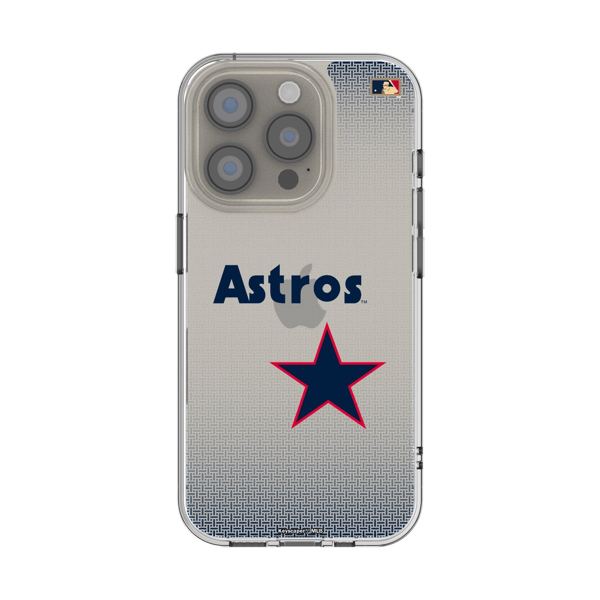 Houston Astros 1975-1981 - Cooperstown Collection Linen Clear Phone Case for Apple iPhone 1