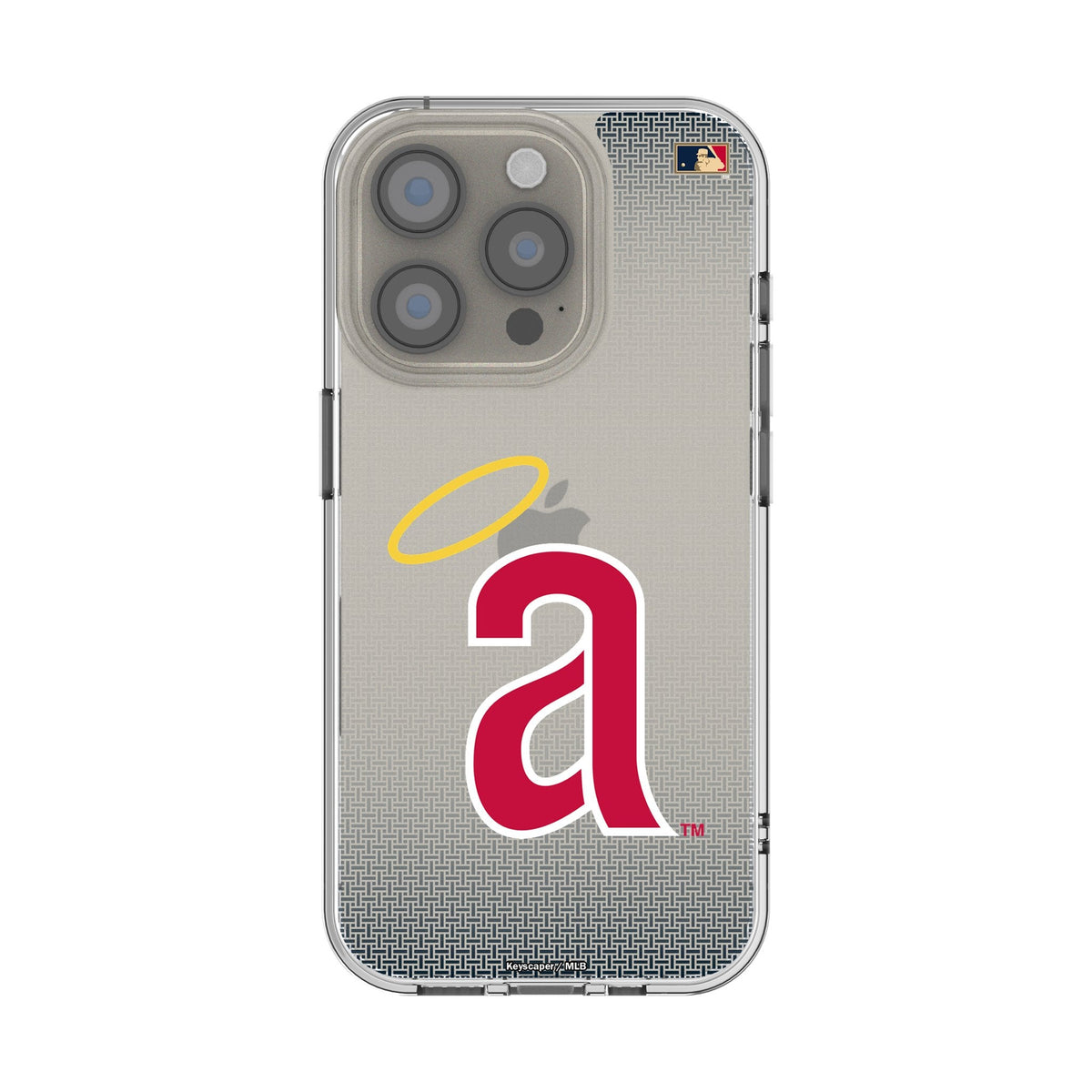 LA Angels 1971 - Cooperstown Collection Linen Clear Phone Case for Apple iPhone 1