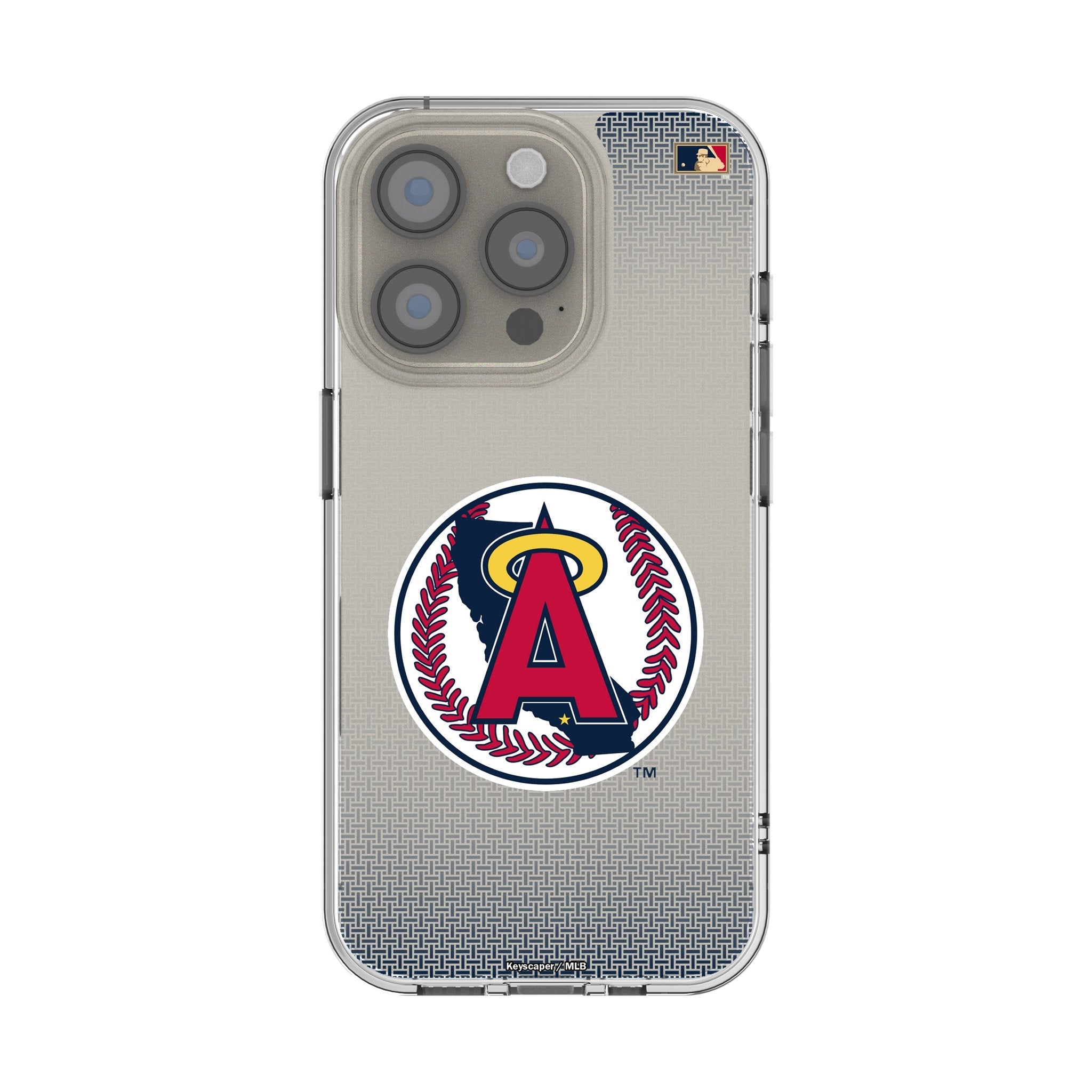 LA Angels 1986-1992 - Cooperstown Collection Linen Clear Phone Case for Apple iPhone 1