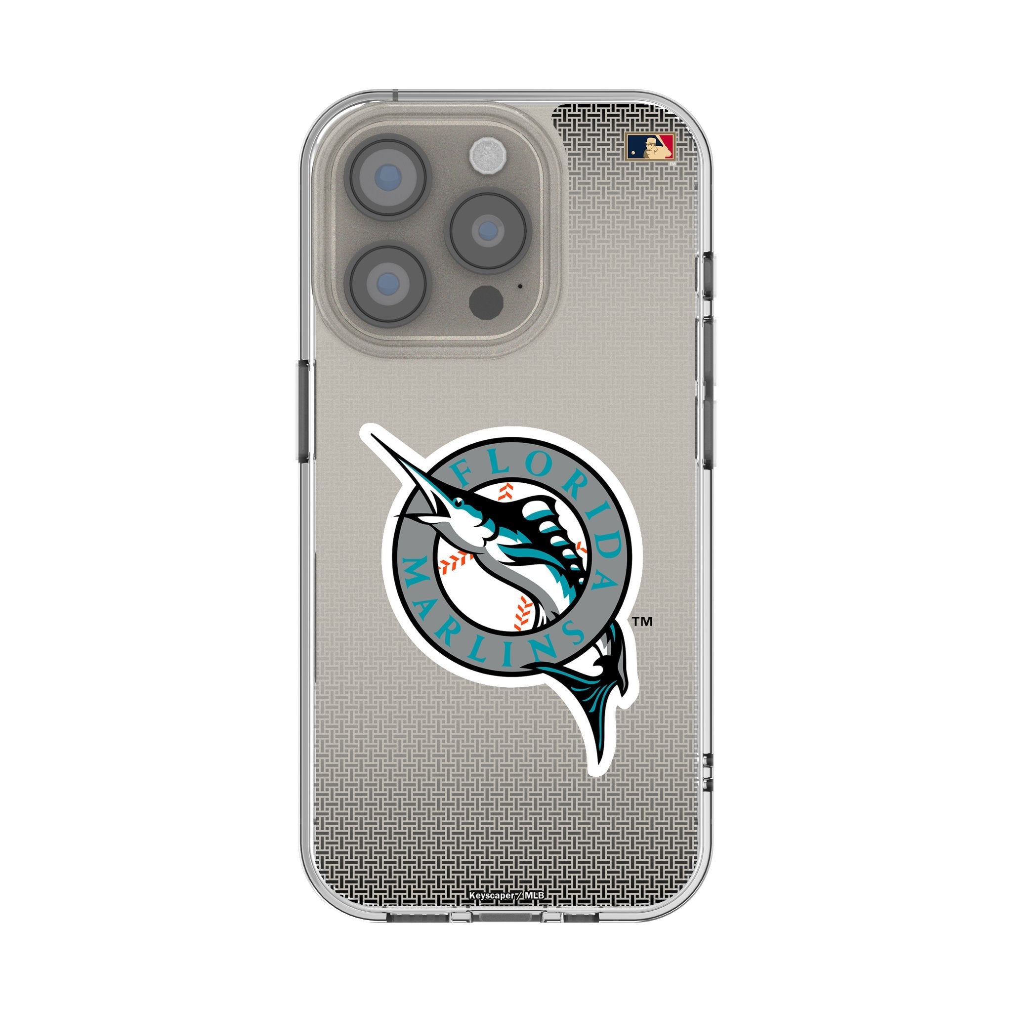 Miami Marlins 1993-2011 - Cooperstown Collection Linen Clear Phone Case for Apple iPhone 1
