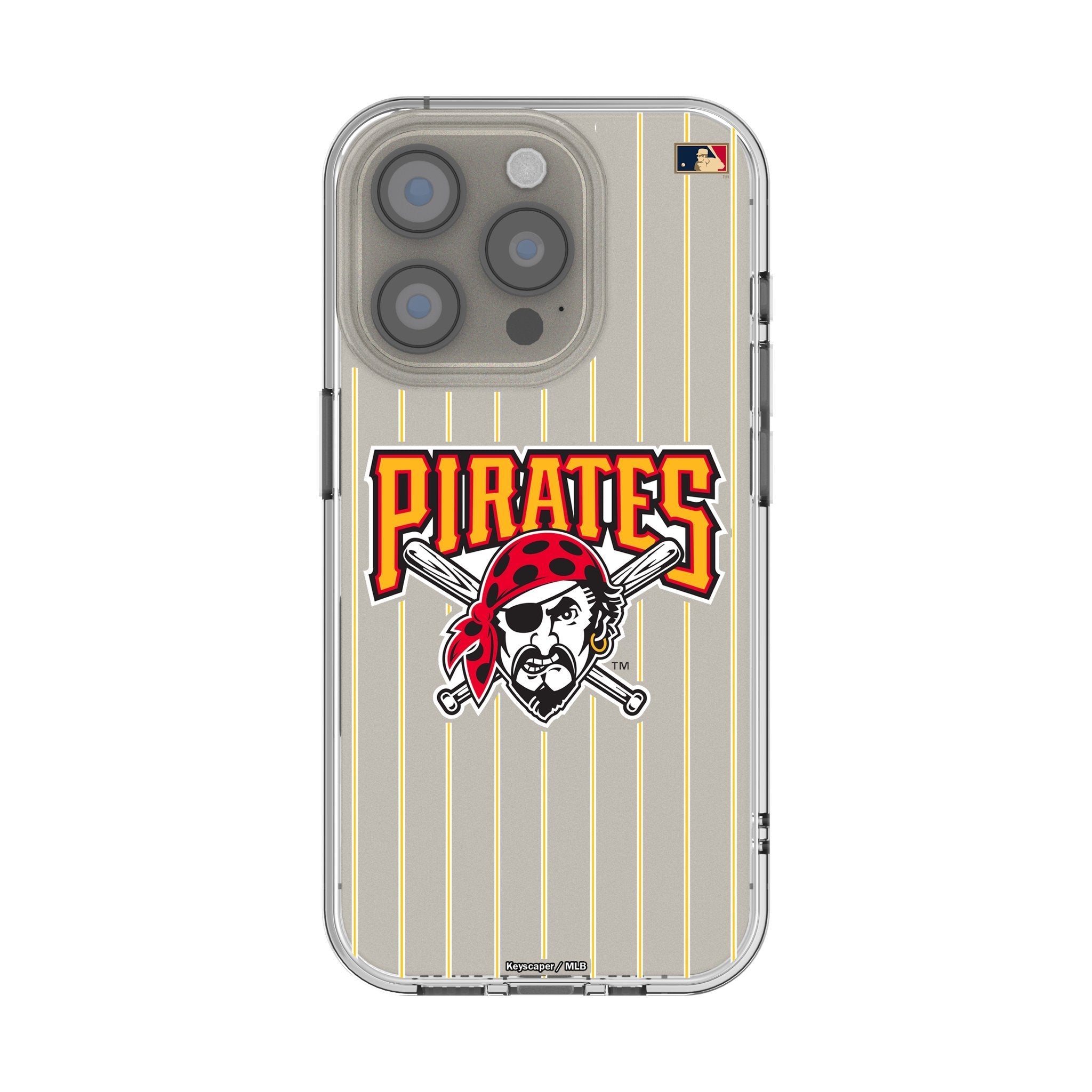 Pittsburgh Pirates 1997-2013 - Cooperstown Collection Pinstripe Clear Phone Case for Apple iPhone 1
