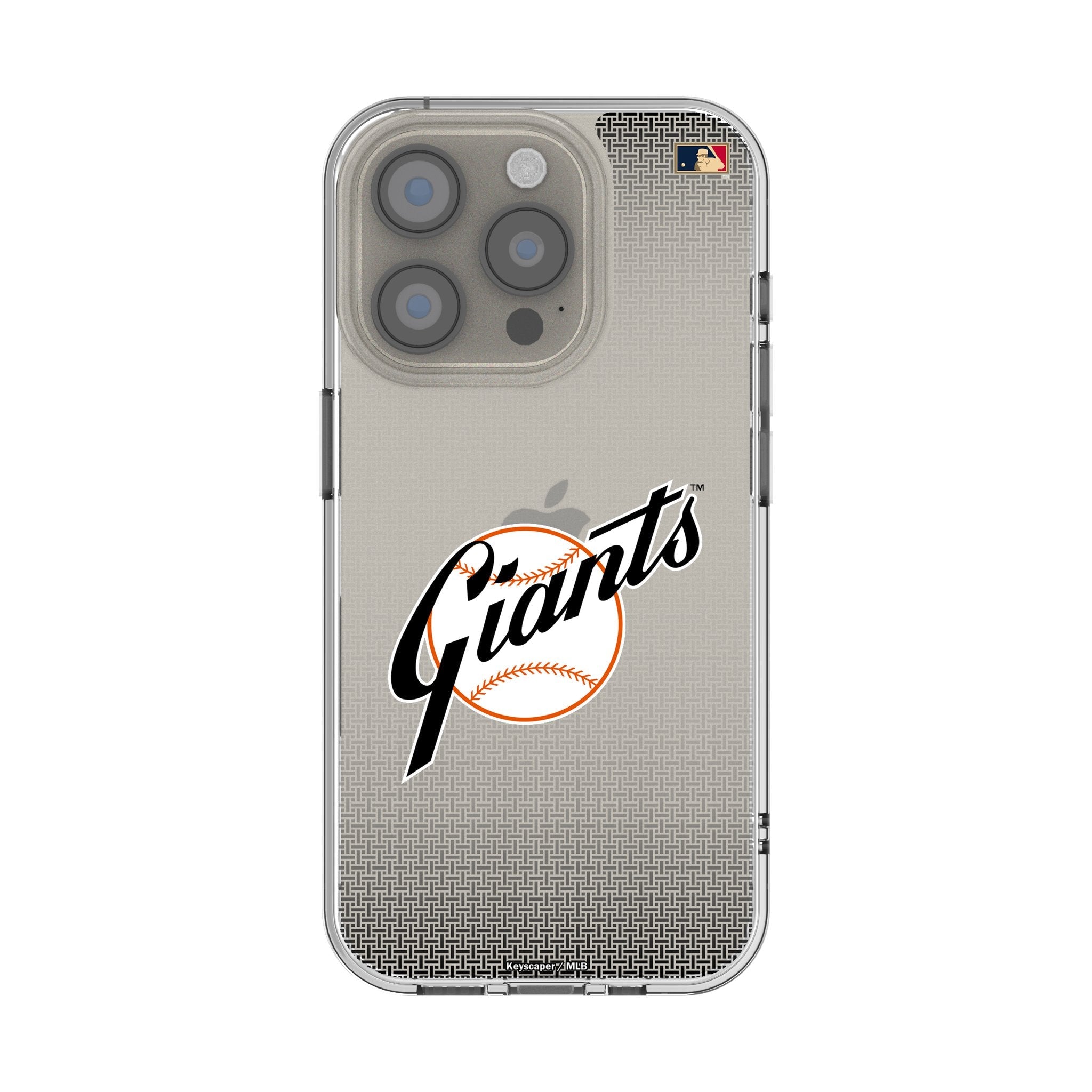 San Francisco Giants 1958-1967 - Cooperstown Collection Linen Clear Phone Case for Apple iPhone