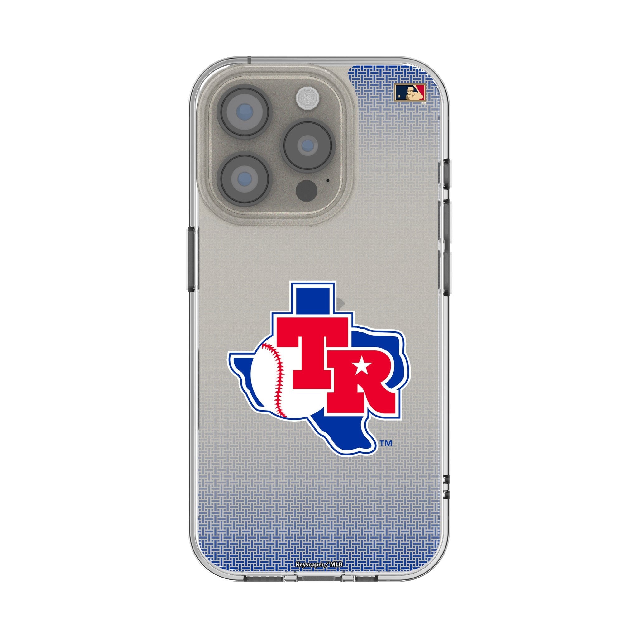 Texas Rangers 1981-1983 - Cooperstown Collection Linen Clear Phone Case for Apple iPhone