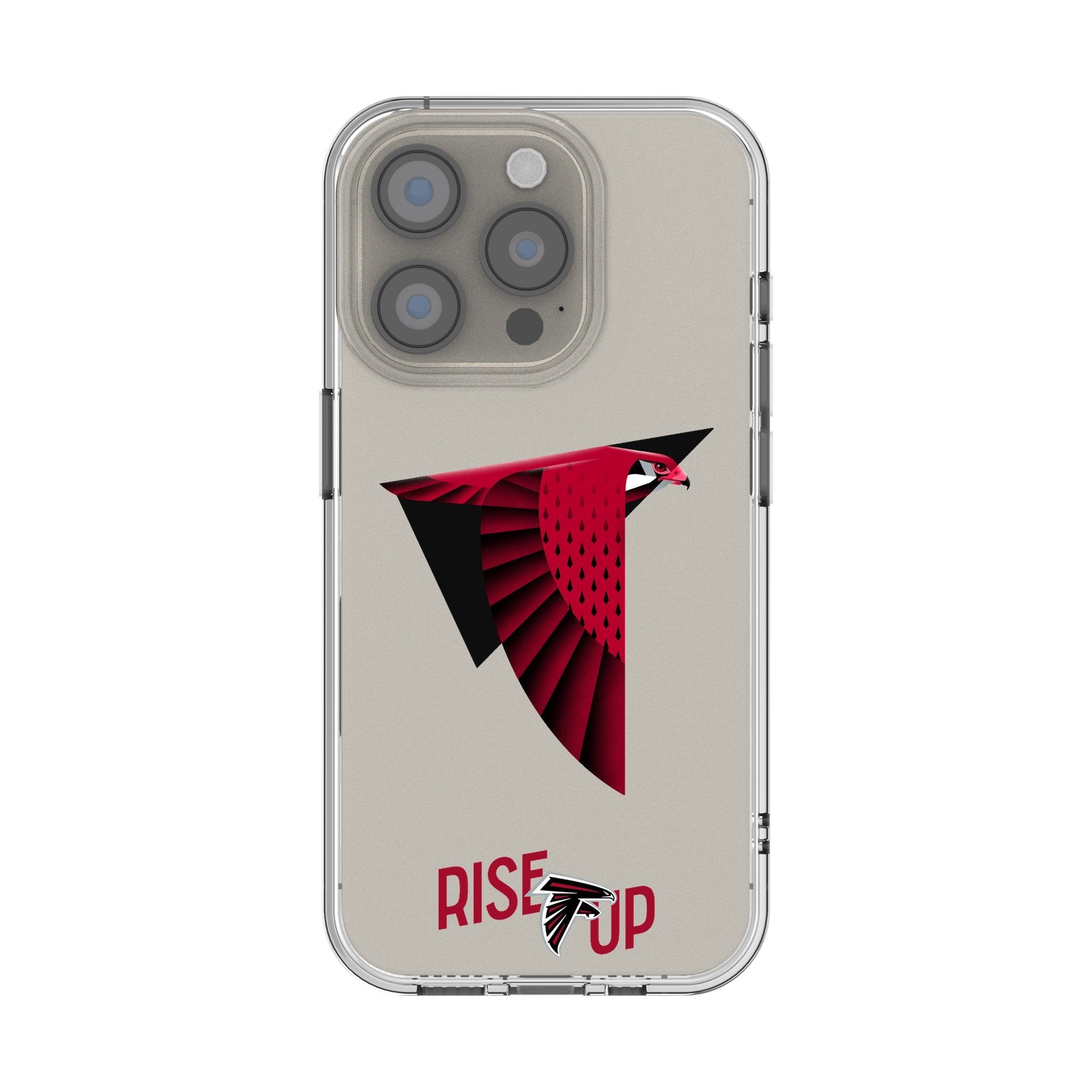 Atlanta Falcons 2024 Edition Clear Phone Case for Apple iPhone 1