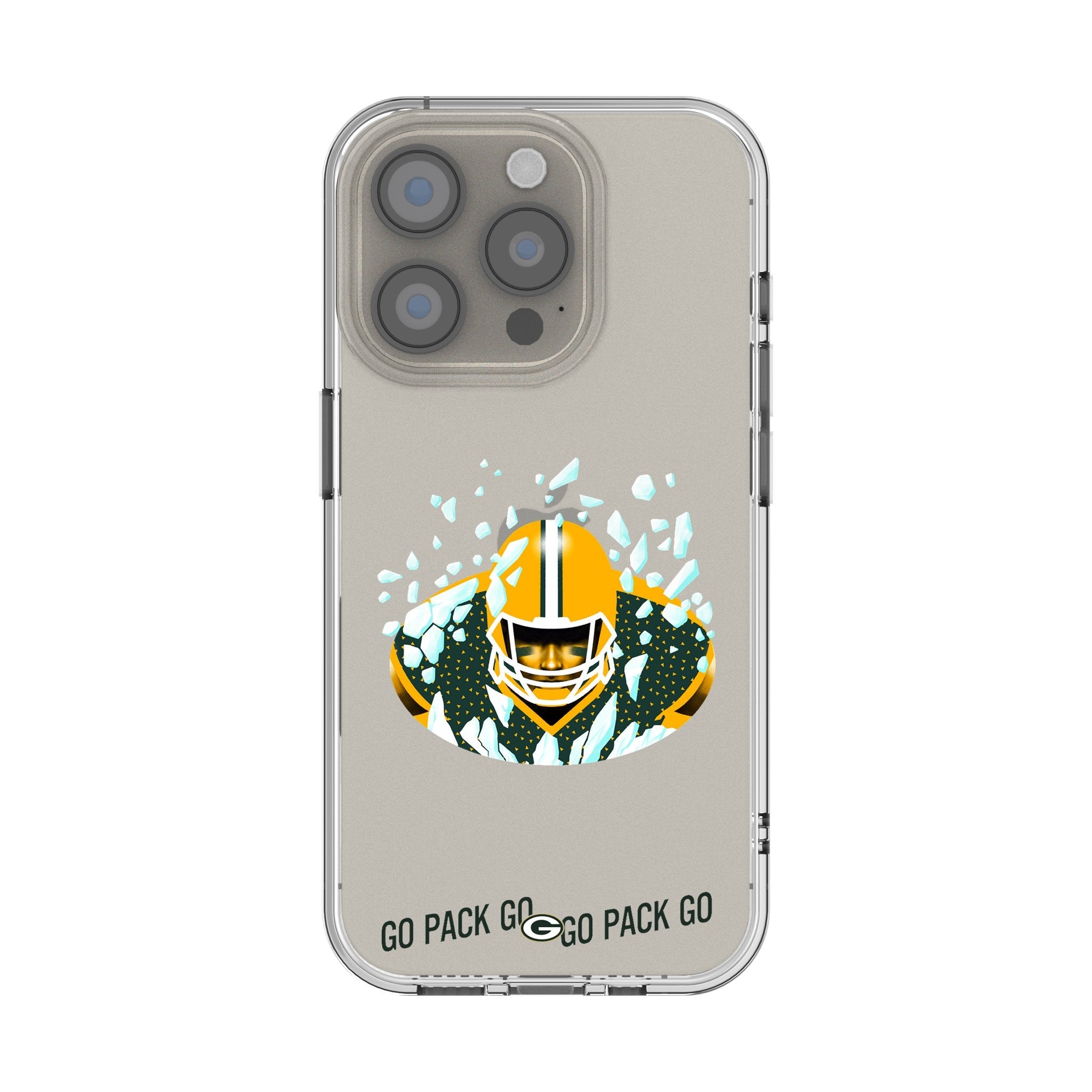 Green Bay Packers 2024 Edition Clear Phone Case for Apple iPhone
