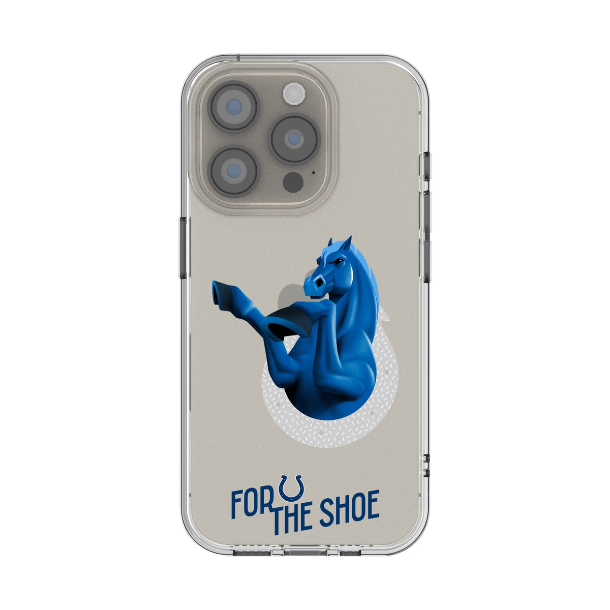 Indianapolis Colts 2024 Edition Clear Phone Case for Apple iPhone 1