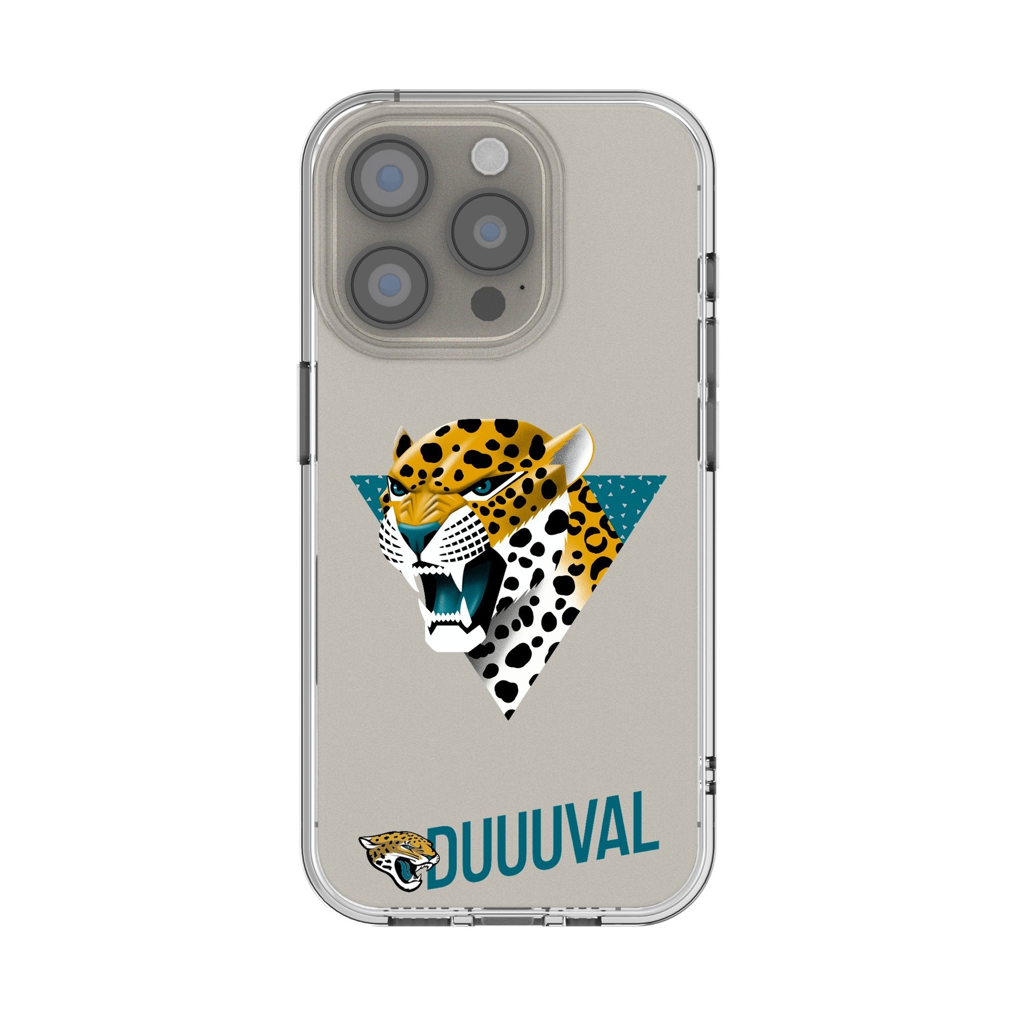 Jacksonville Jaguars 2024 Edition Clear Phone Case for Apple iPhone 1