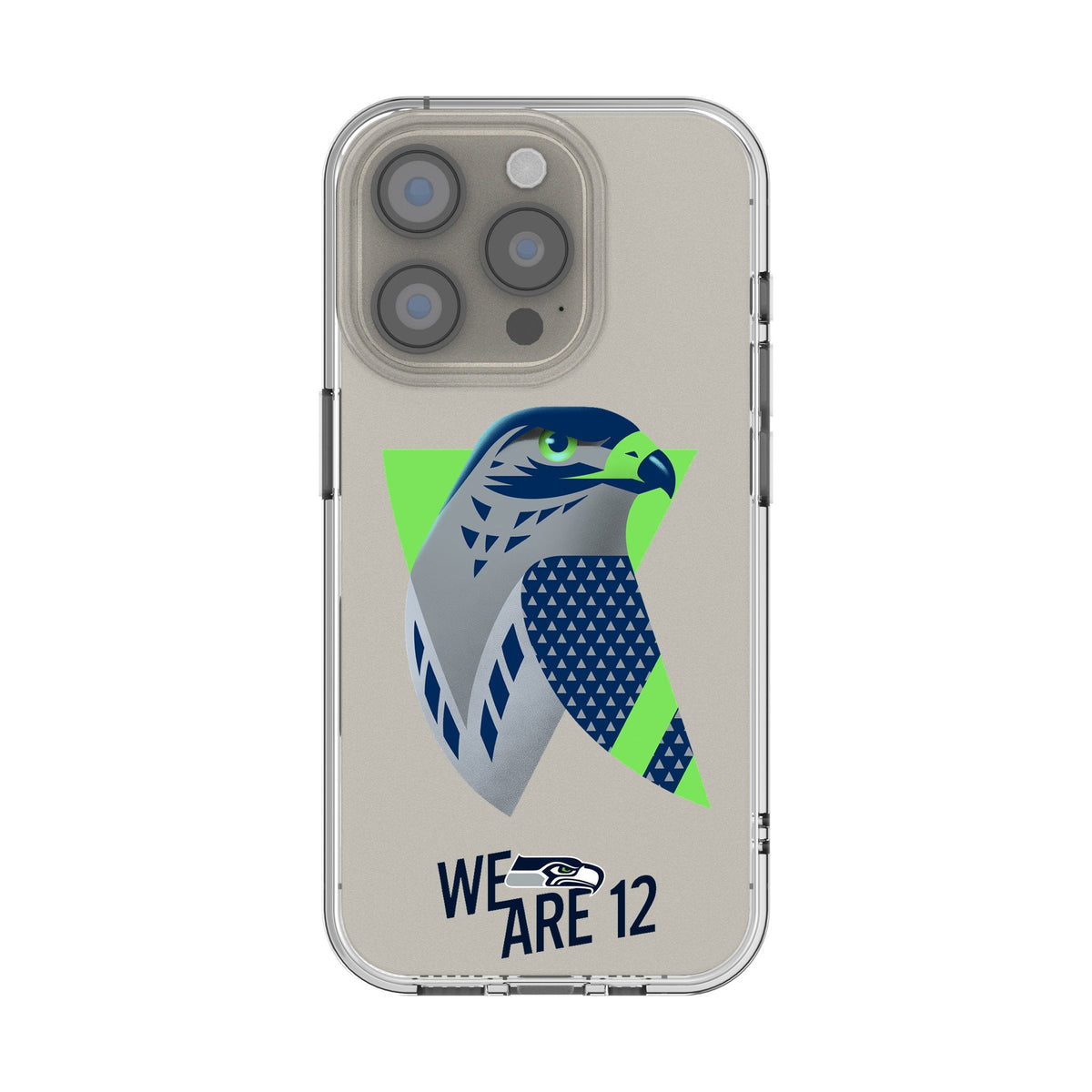 Seattle Seahawks 2024 Edition Clear Phone Case for Apple iPhone 1