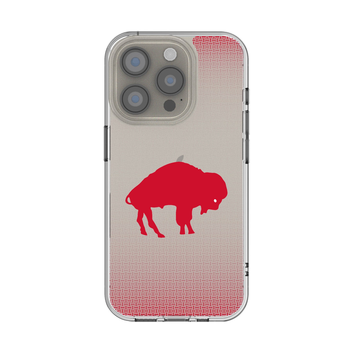 Buffalo Bills Historic Collection Linen Clear Phone Case for Apple iPhone