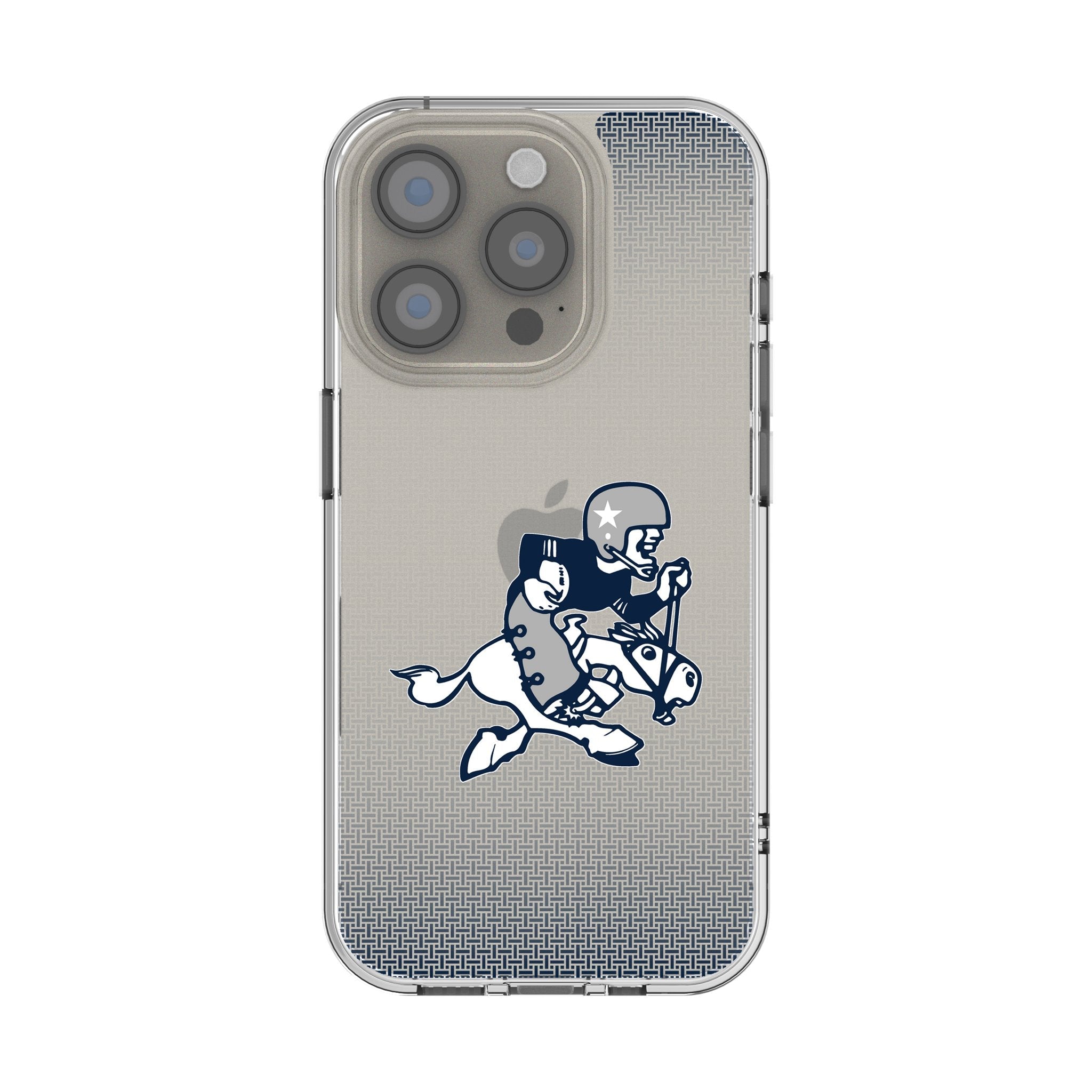 Dallas Cowboys 1966-1969 Historic Collection Linen Clear Phone Case for Apple iPhone