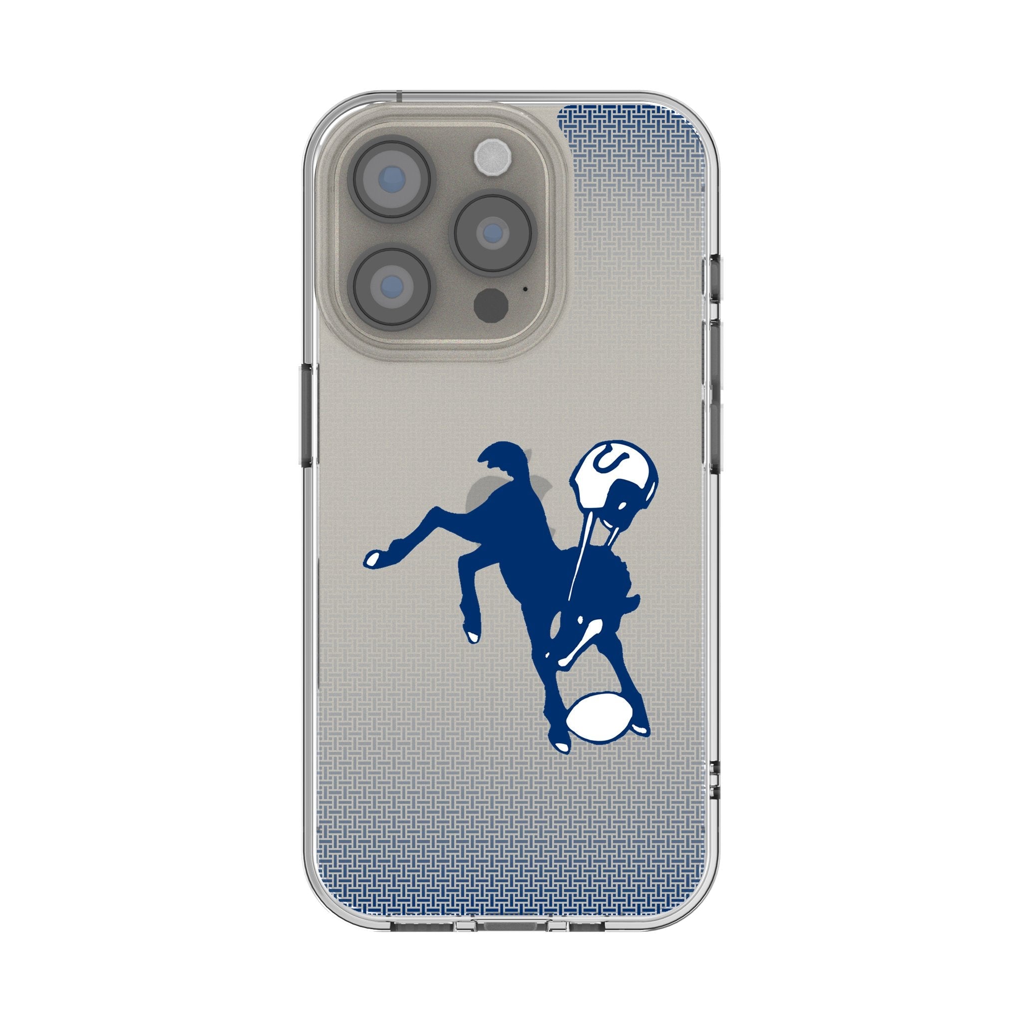Baltimore Colts 1946 Historic Collection Linen Clear Phone Case for Apple iPhone