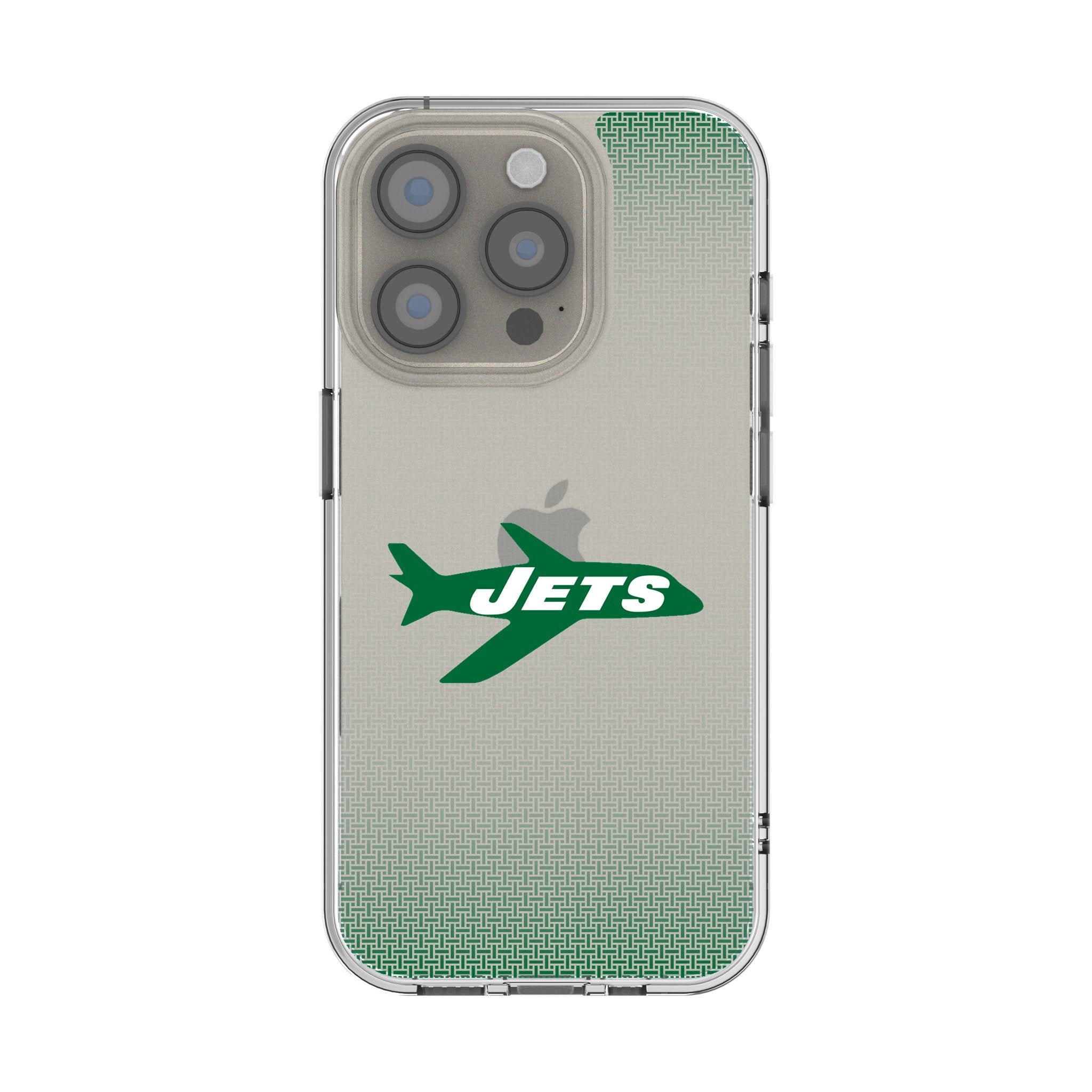 New York Jets 1963 Historic Collection Linen Clear Phone Case for Apple iPhone 1