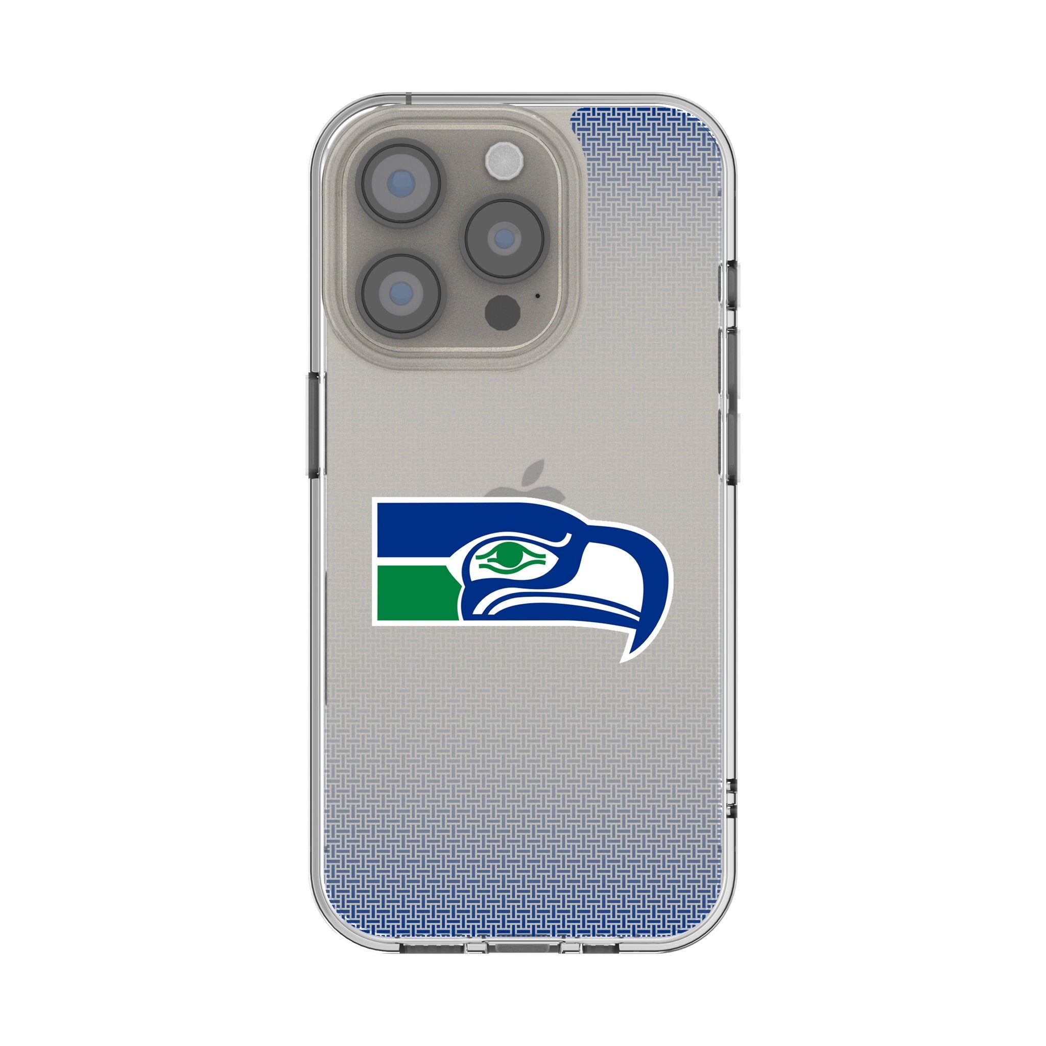 Seattle Seahawks Historic Collection Linen Clear Phone Case for Apple iPhone 1