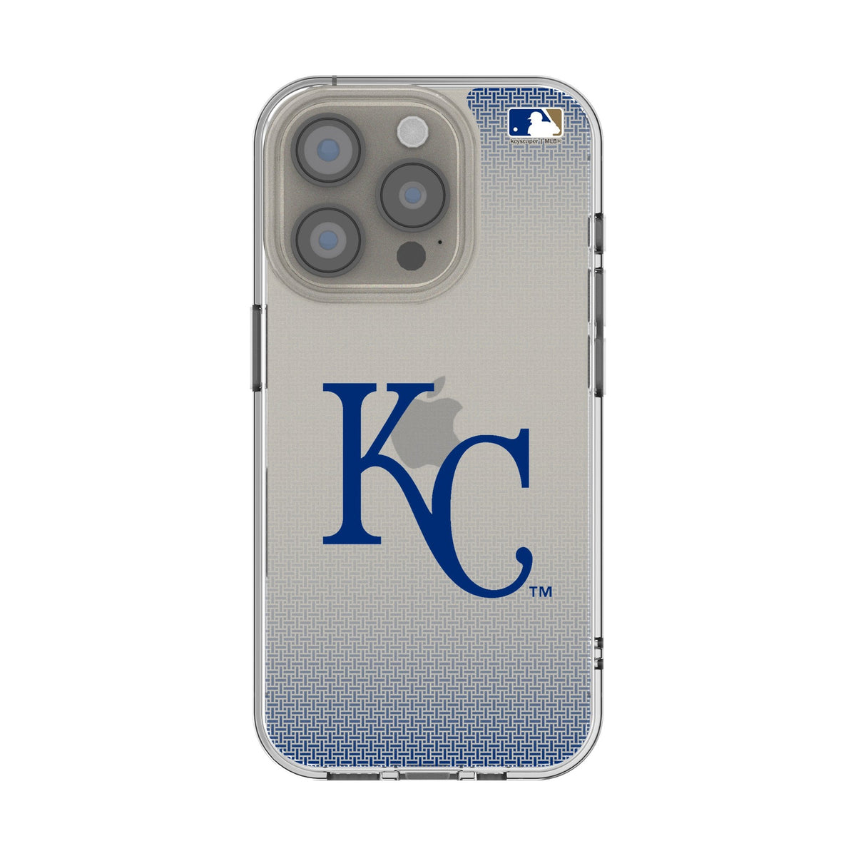 Kansas City Royals Linen Clear Phone Case for Apple iPhone 1