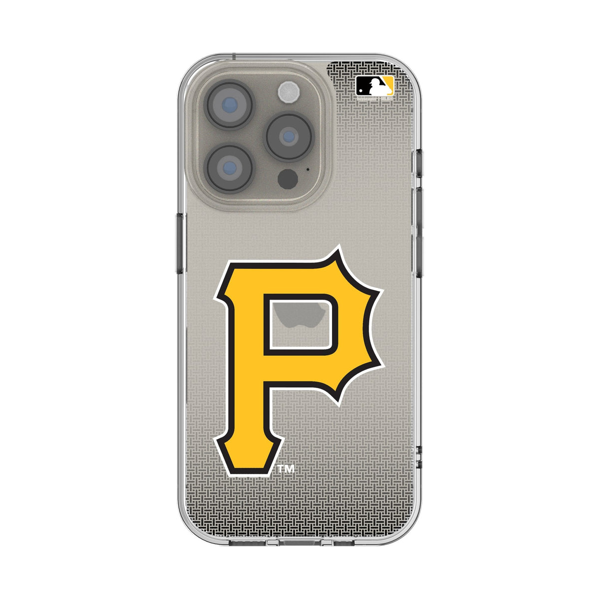 Pittsburgh Pirates Linen Clear Phone Case for Apple iPhone 1