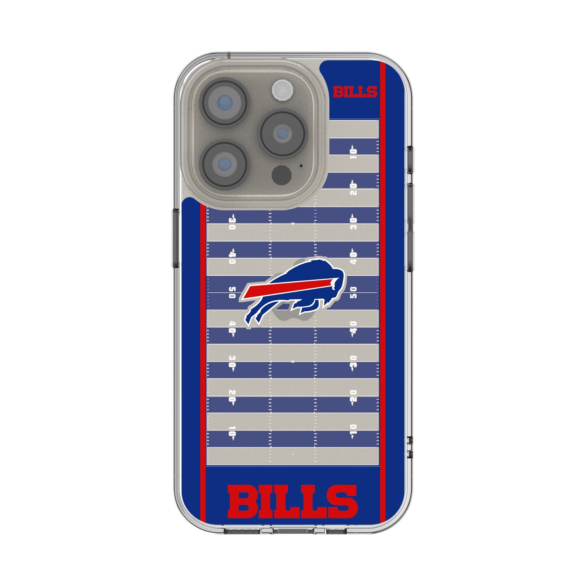Buffalo Bills Field Clear Phone Case for Apple iPhone