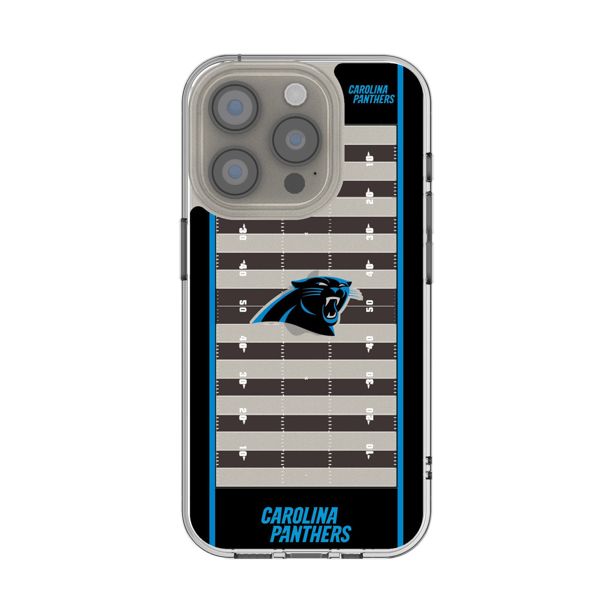 Carolina Panthers Field Clear Phone Case for Apple iPhone 1