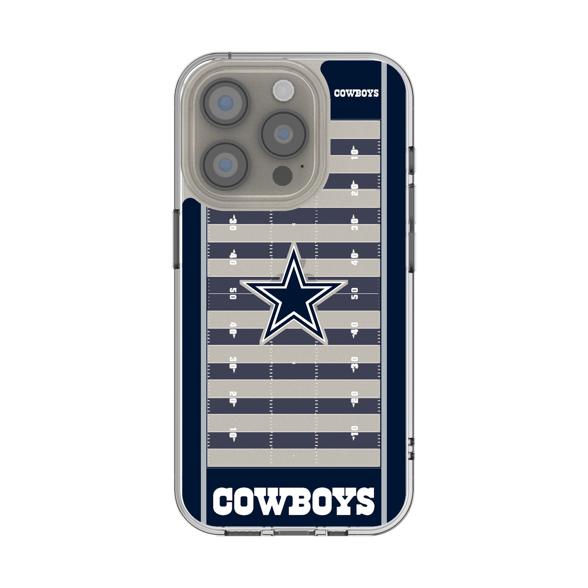 Dallas Cowboys Field Clear Phone Case for Apple iPhone