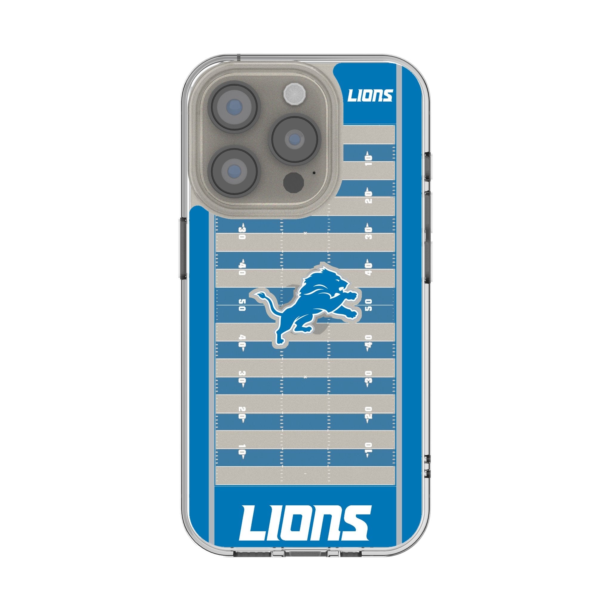 Detroit Lions Field Clear Phone Case for Apple iPhone 1