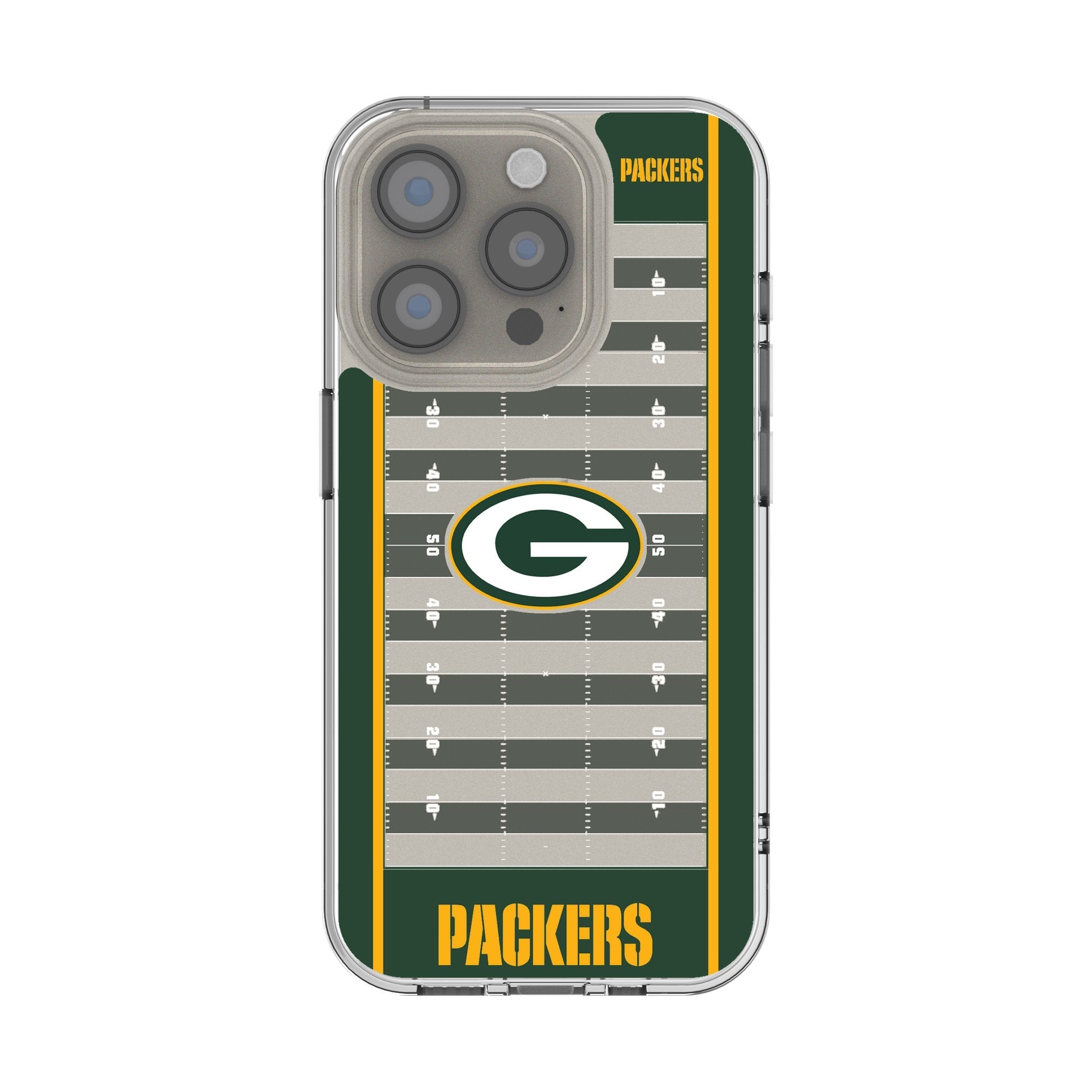 Green Bay Packers Field Clear Phone Case for Apple iPhone