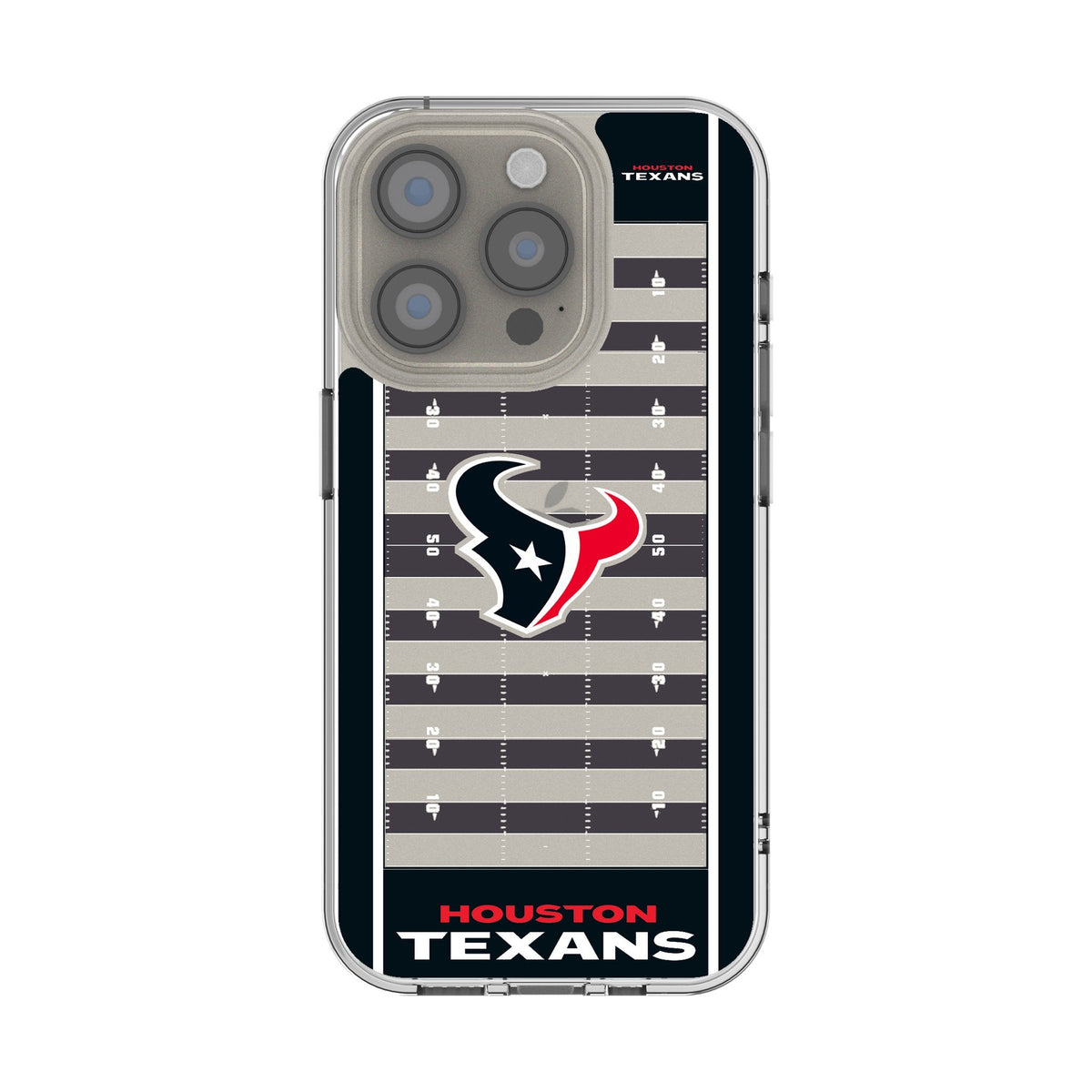 Houston Texans Field Clear Phone Case for Apple iPhone 1