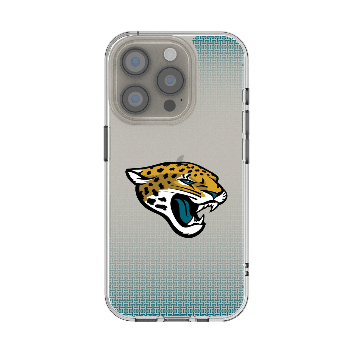 Jacksonville Jaguars Linen Clear Phone Case for Apple iPhone 1
