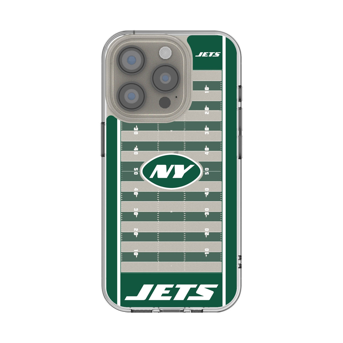 New York Jets Field Clear Phone Case for Apple iPhone 1