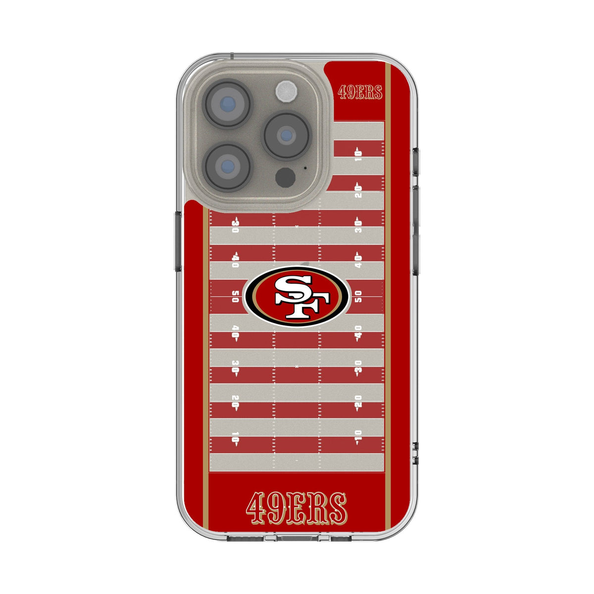 San Francisco 49ers Field Clear Phone Case for Apple iPhone