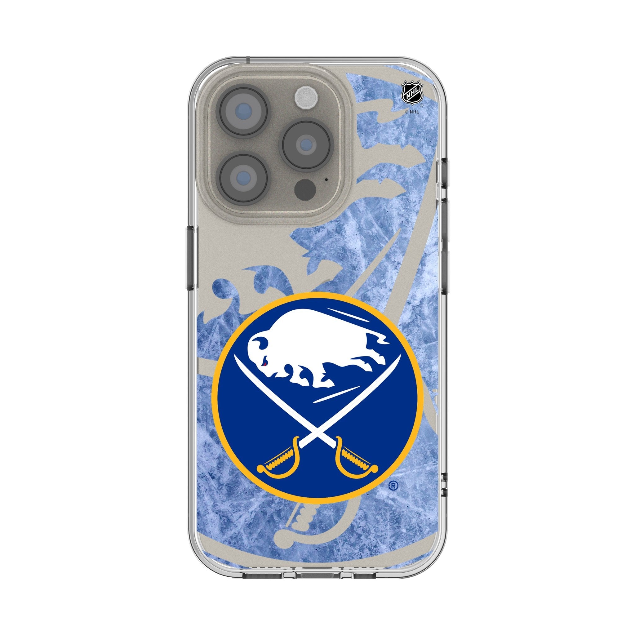 Buffalo Sabres Ice Tilt Clear Phone Case for Apple iPhone