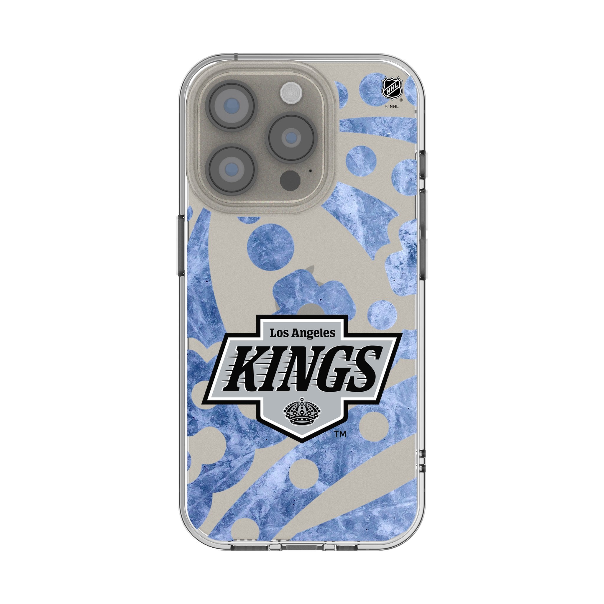 LA Kings Ice Tilt Clear Phone Case for Apple iPhone