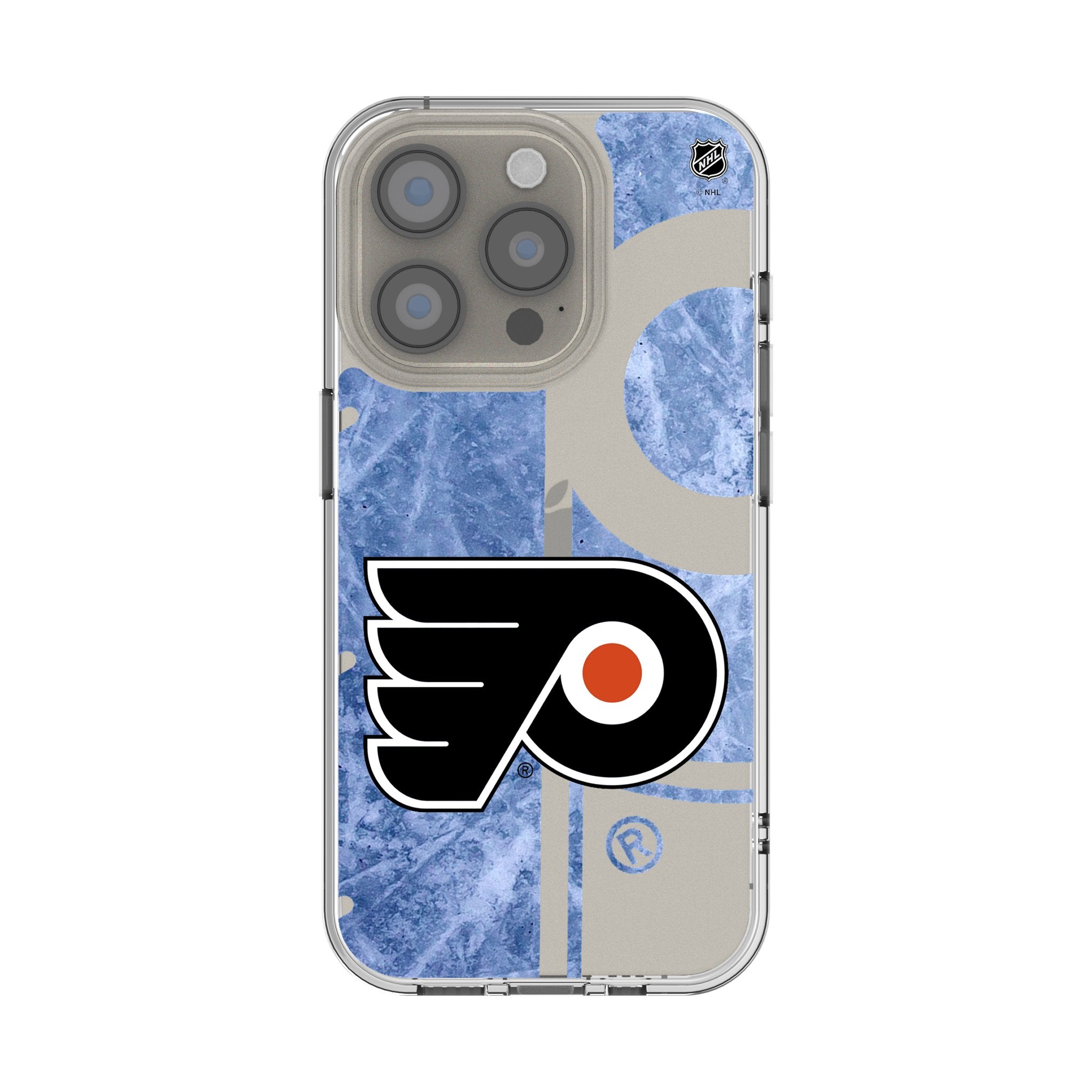 Philadelphia Flyers Ice Tilt Clear Phone Case for Apple iPhone