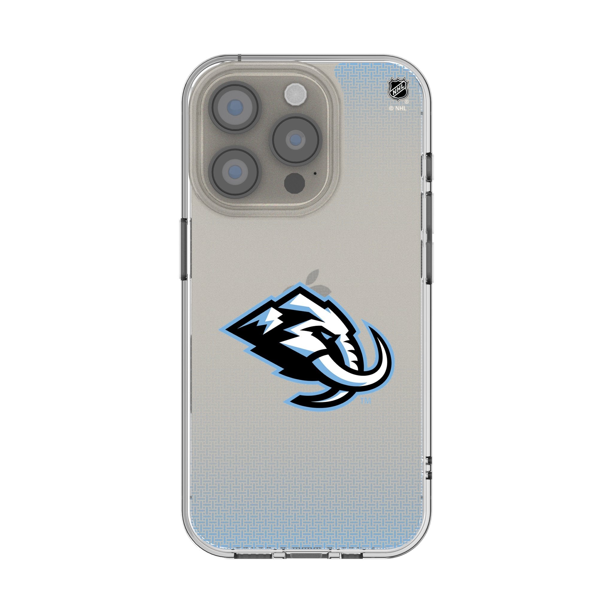 Utah Mammoth Linen Clear Phone Case for Apple iPhone
