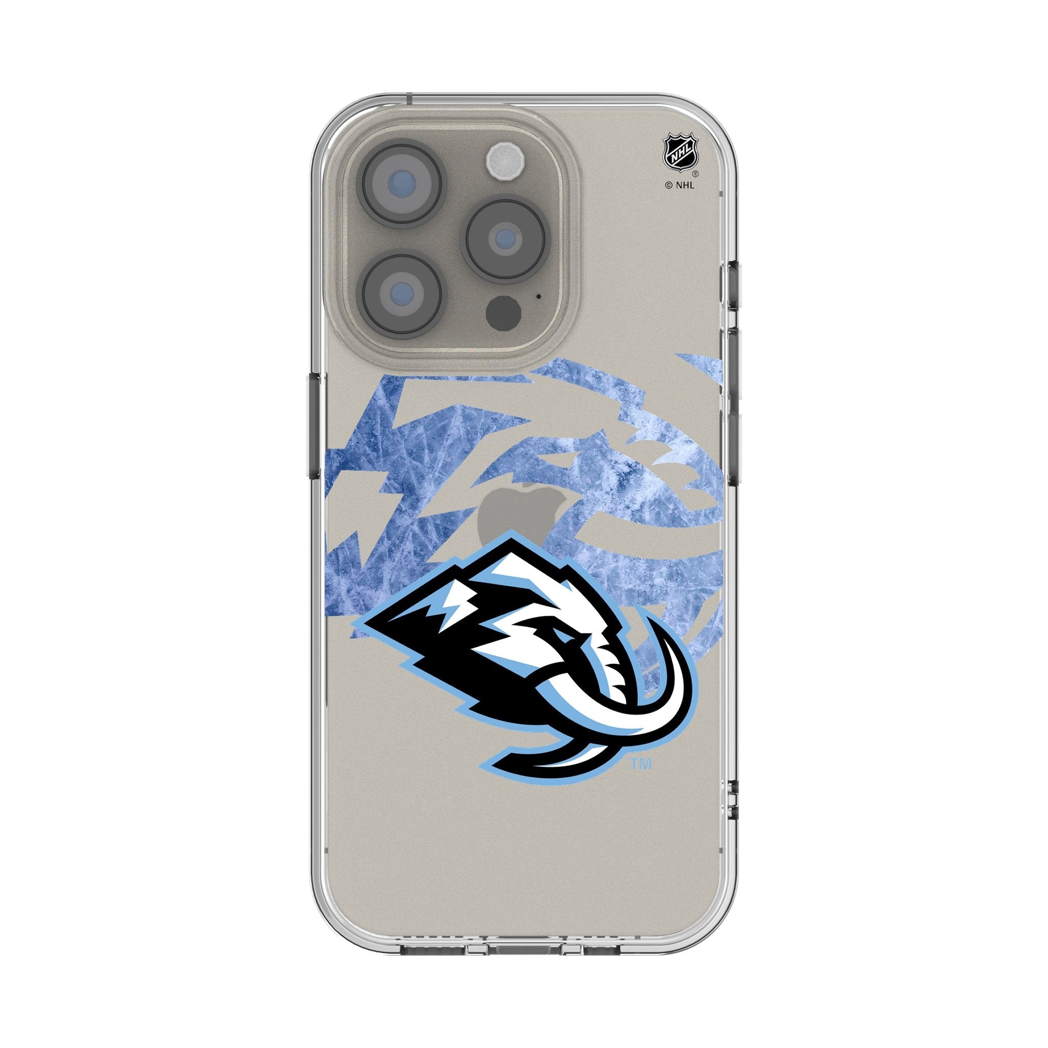 Utah Mammoth Ice Tilt Clear Phone Case for Apple iPhone