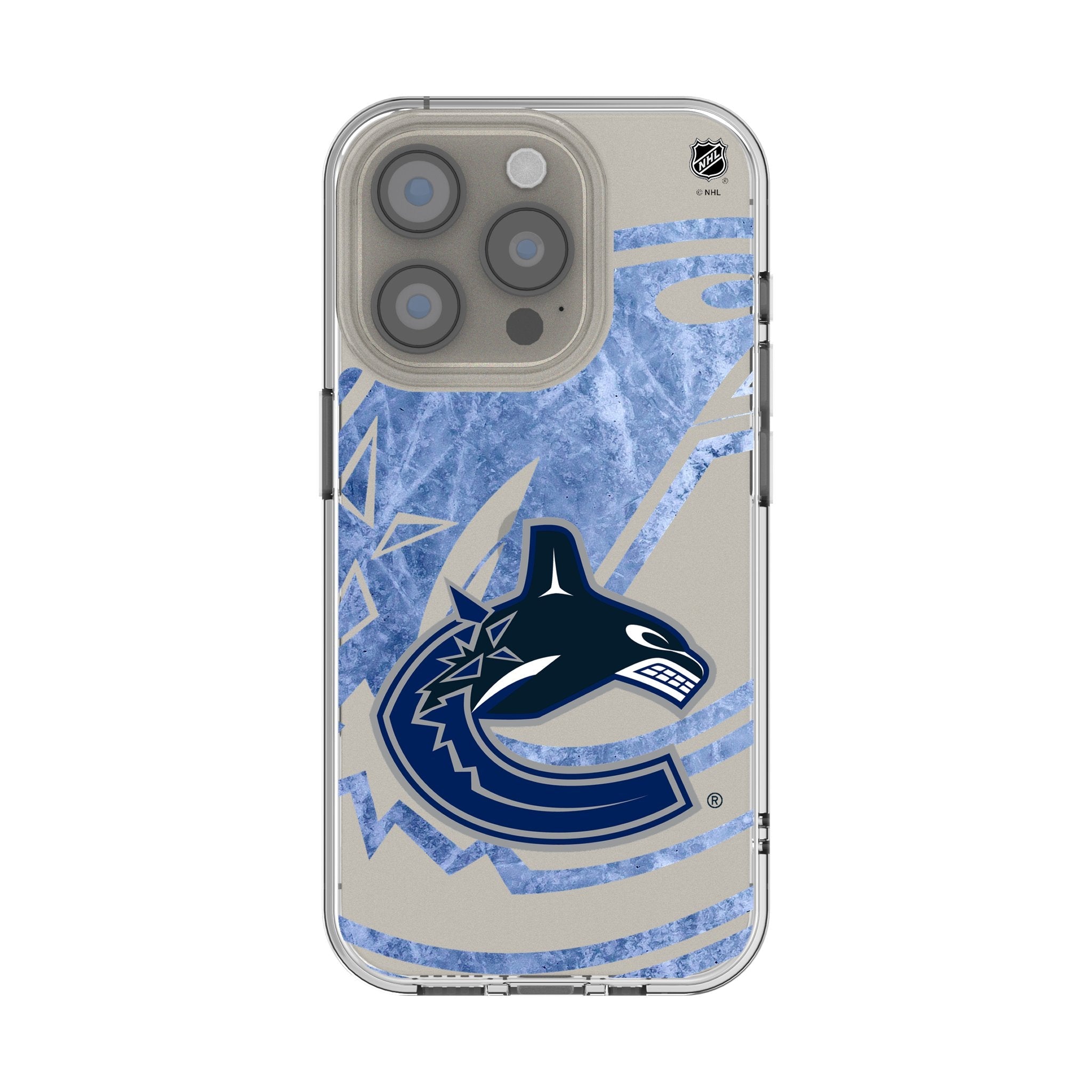 Vancouver Canucks Ice Tilt Clear Phone Case for Apple iPhone