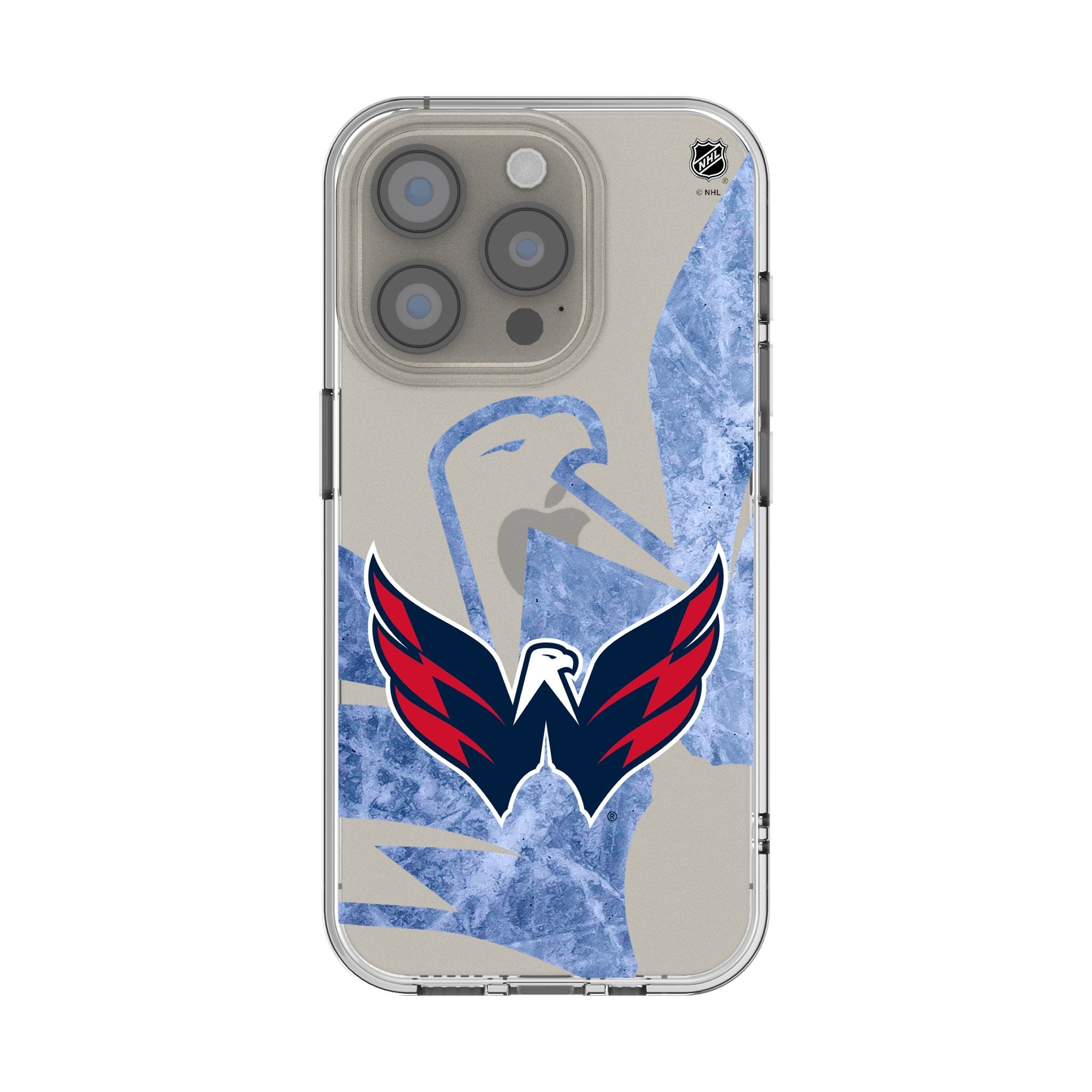Washington Capitals Ice Tilt Clear Phone Case for Apple iPhone