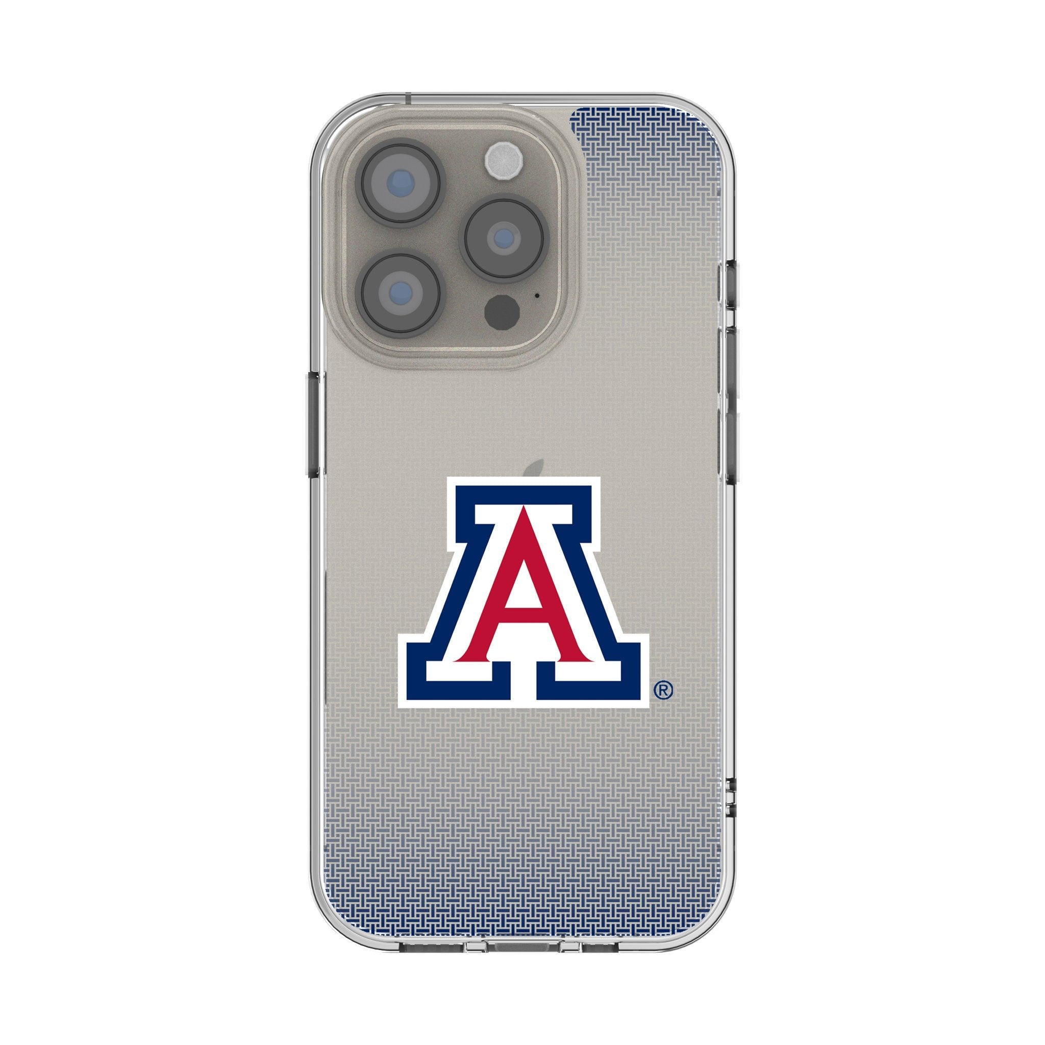 University of Arizona Wildcats Linen Clear Phone Case for Apple iPhone