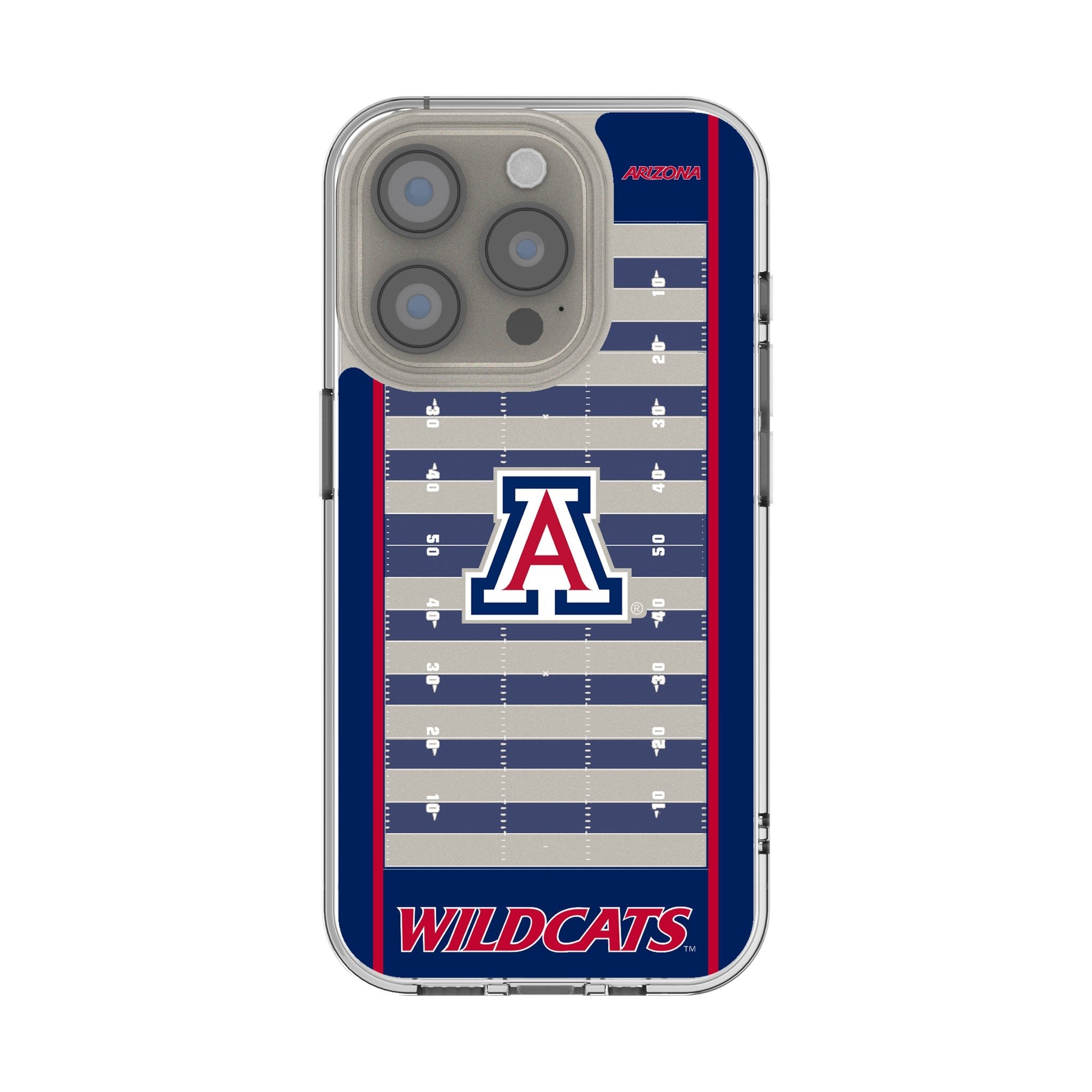 University of Arizona Wildcats Field Clear Phone Case for Apple iPhone